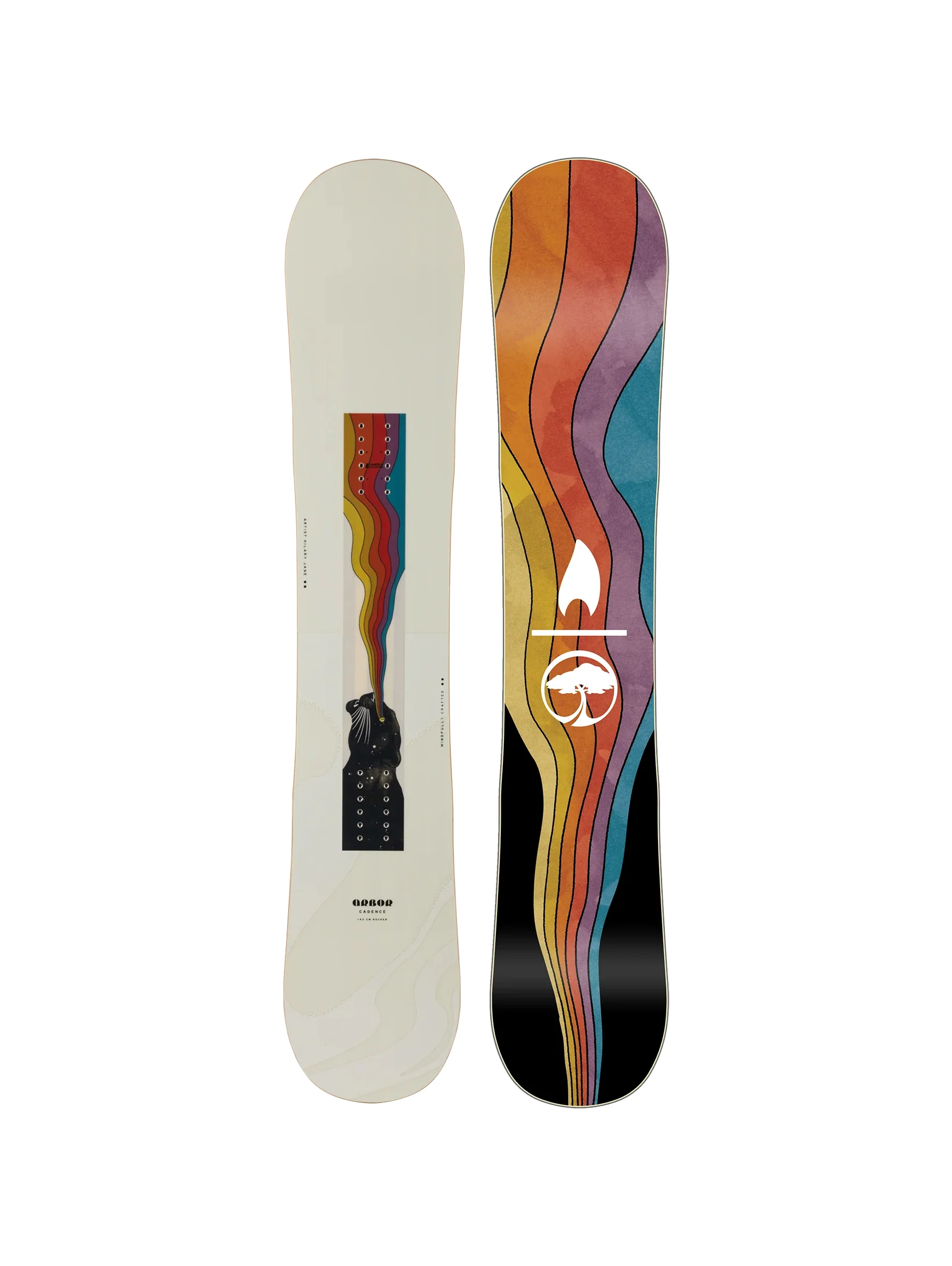 2025 Arbor Cadence Rocker Womens Snowboard - 143 cm