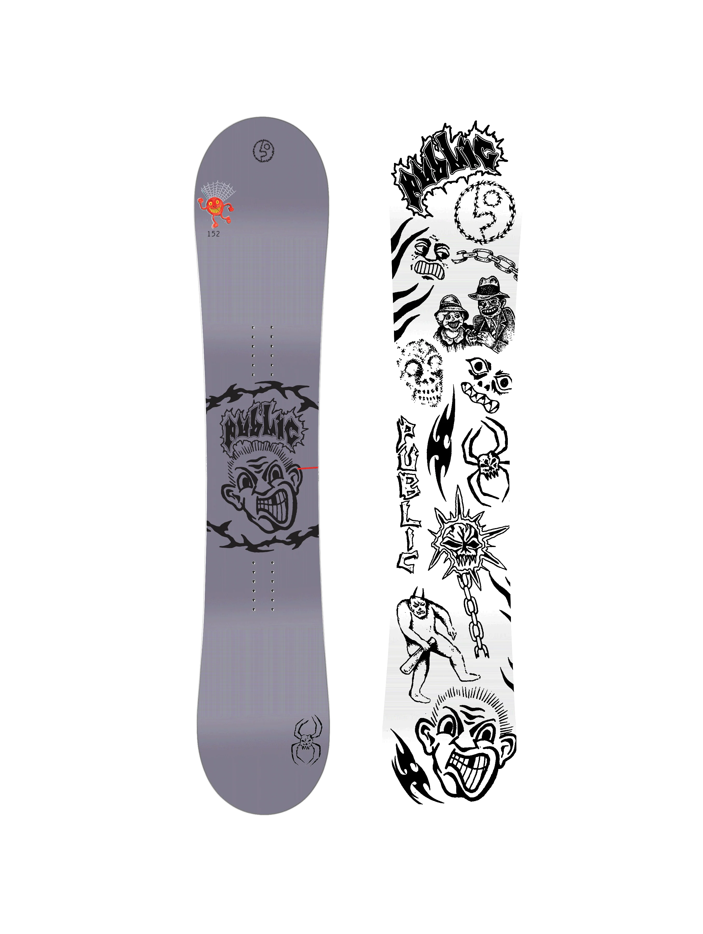 2025 Public Men's Disorder Snowboard - 152cm