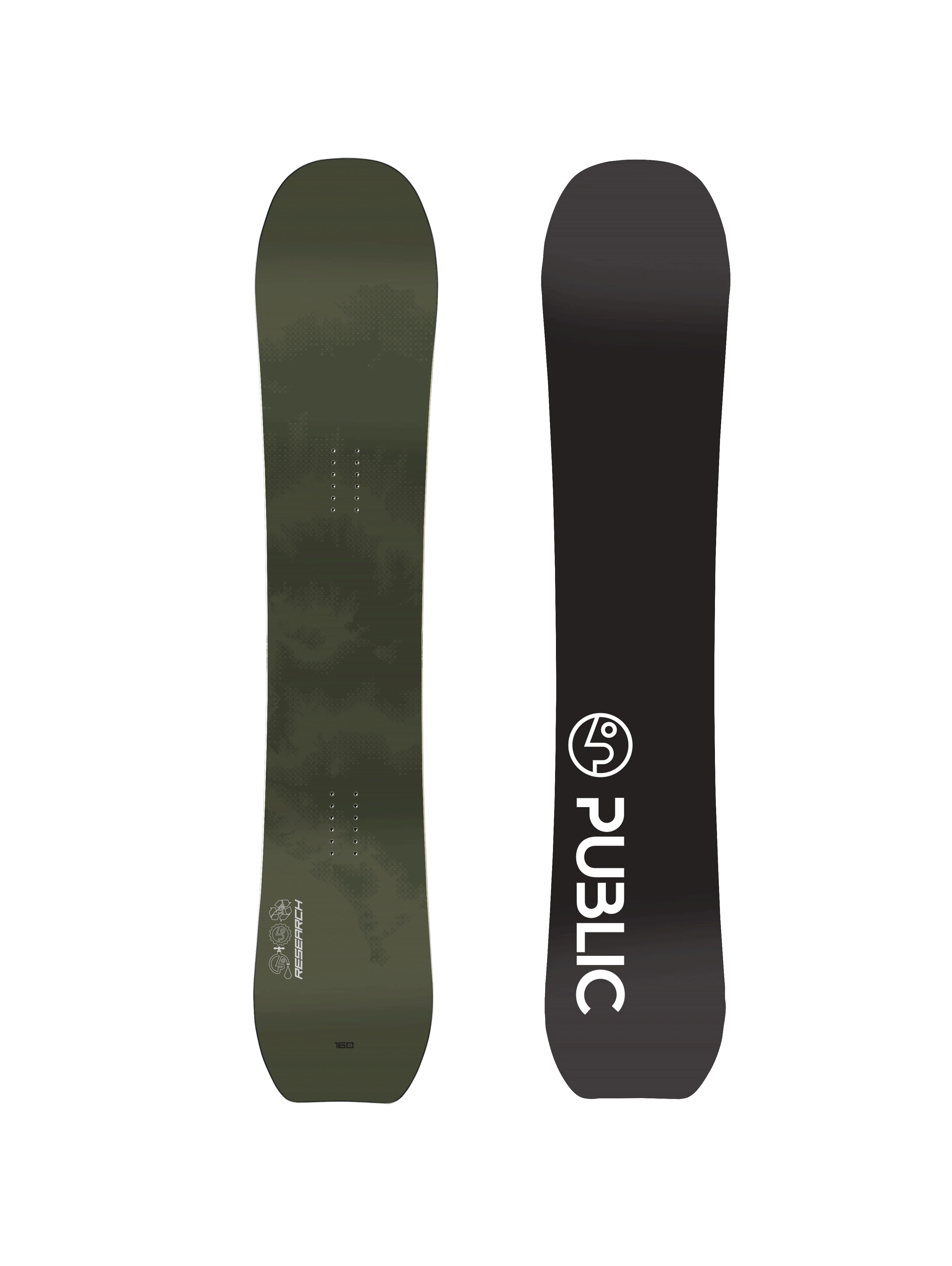 2025 Public Men's Research Snowboard - 160cm
