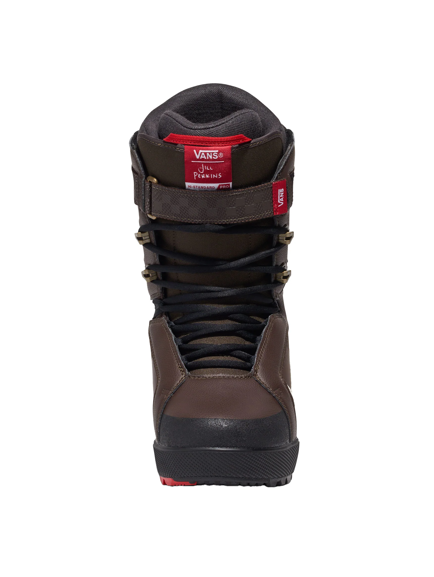 2025 Vans Hi-Standard Pro Jill Perkins Snowboard Boot - Brown / Blue - Image 3