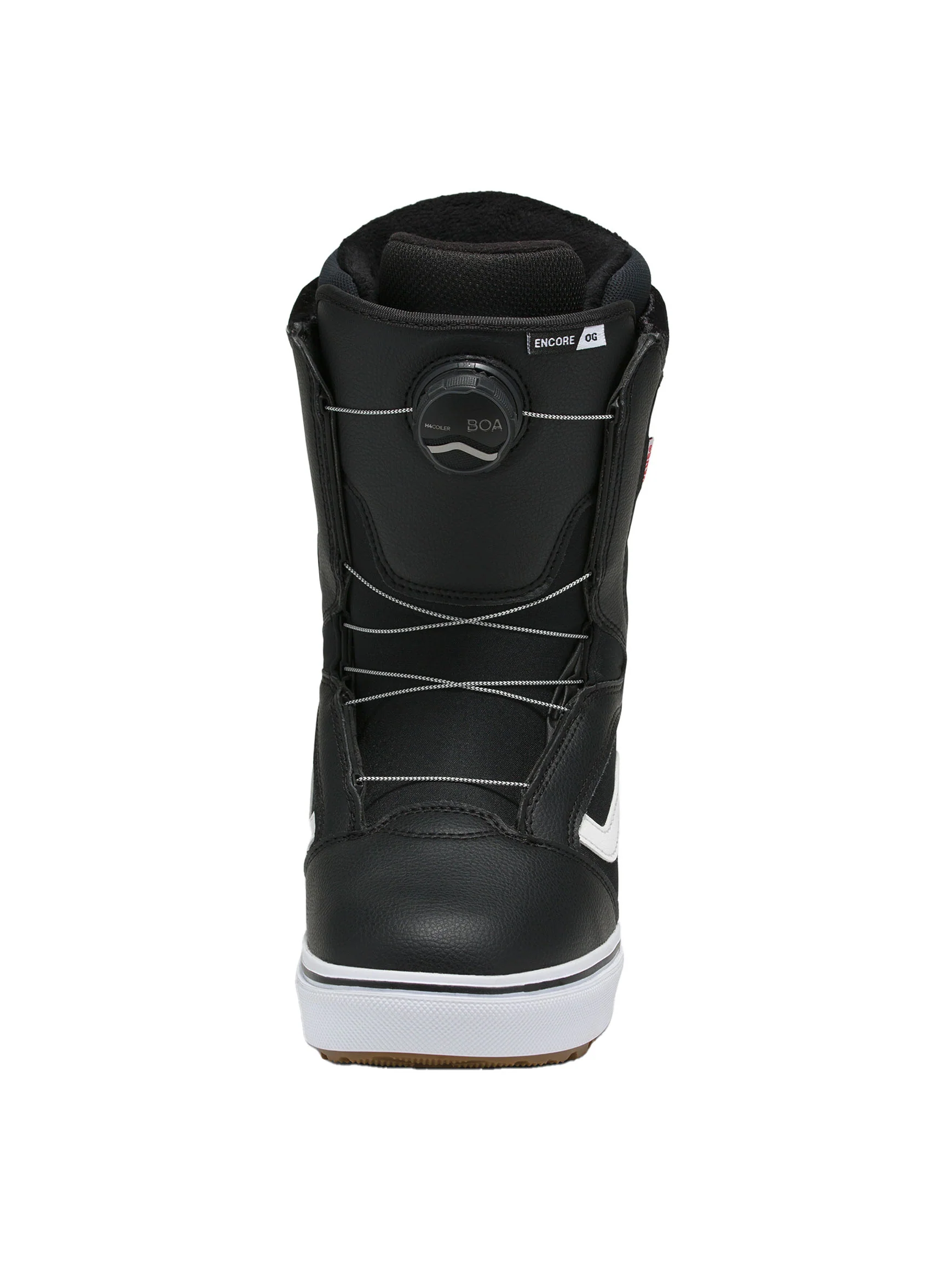 2026 Vans Women's Encore OG Snowboard Boot - Black / White - Image 3