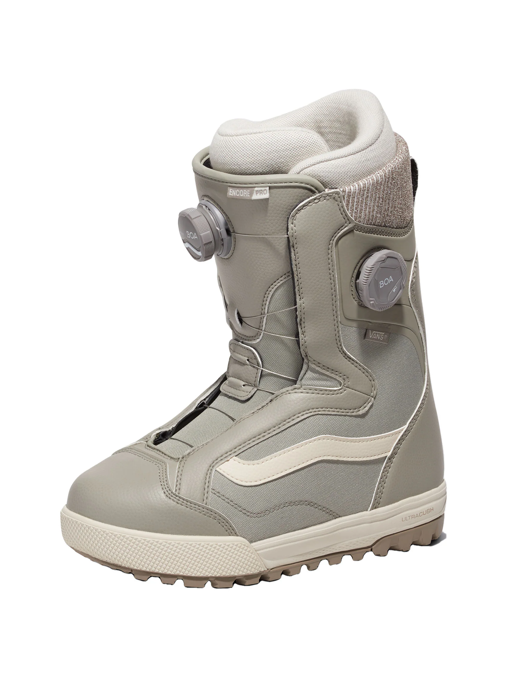 2025 Vans Women's Encore Pro Snowboard Boot - Khaki / White