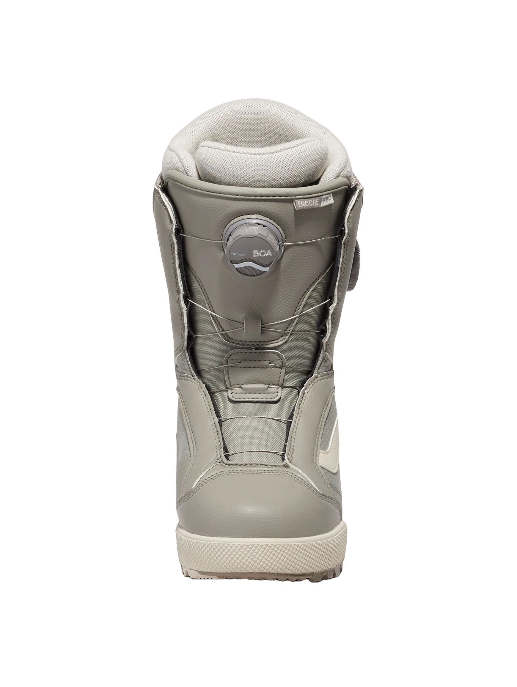 2025 Vans Women's Encore Pro Snowboard Boot - Khaki / White - Image 3