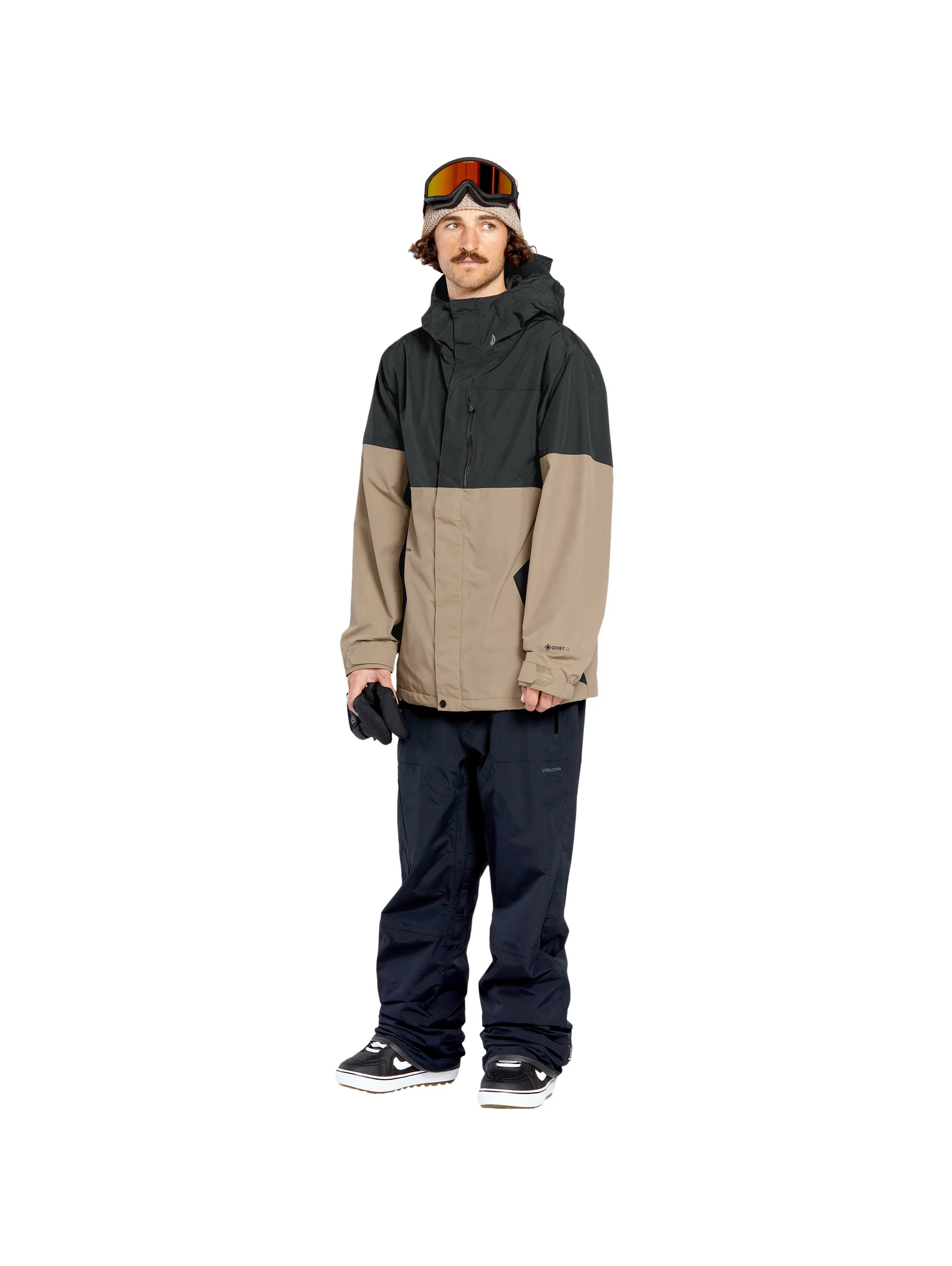 2025 Volcom L Insulated Gore Tex Jacket - Chestnut Brown - Image 3