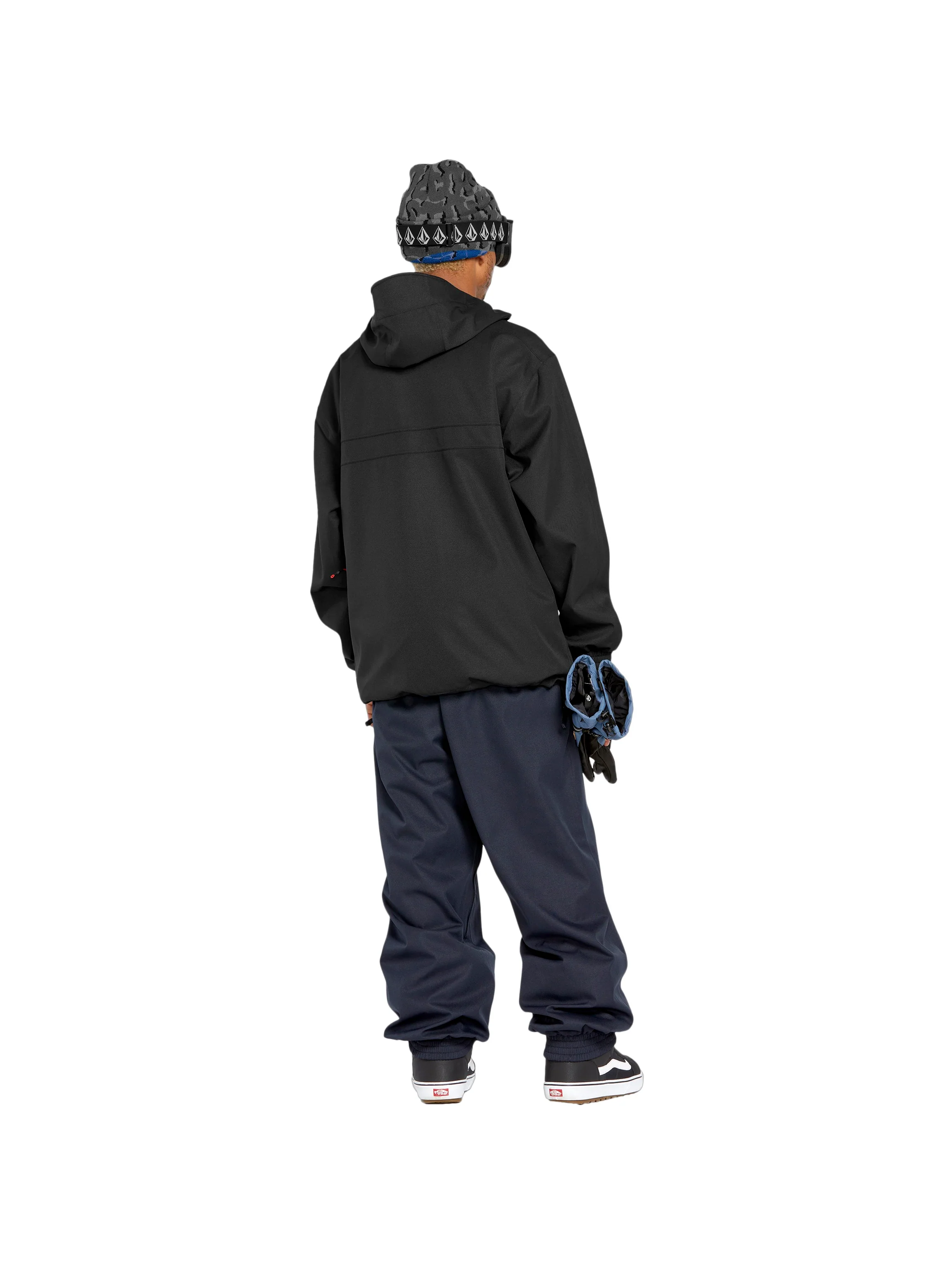 2025 Volcom Longo 20K Pullover Jacket - Black - Image 2