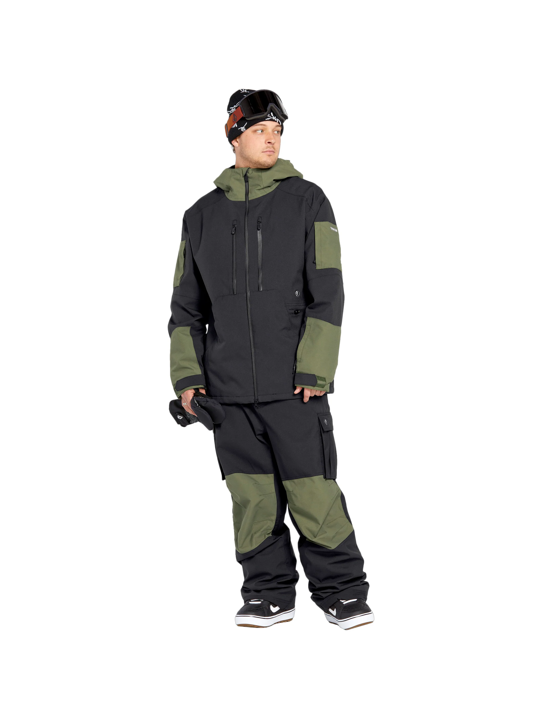 2025 Volcom NWRK Baggy Pant - Black - Image 3