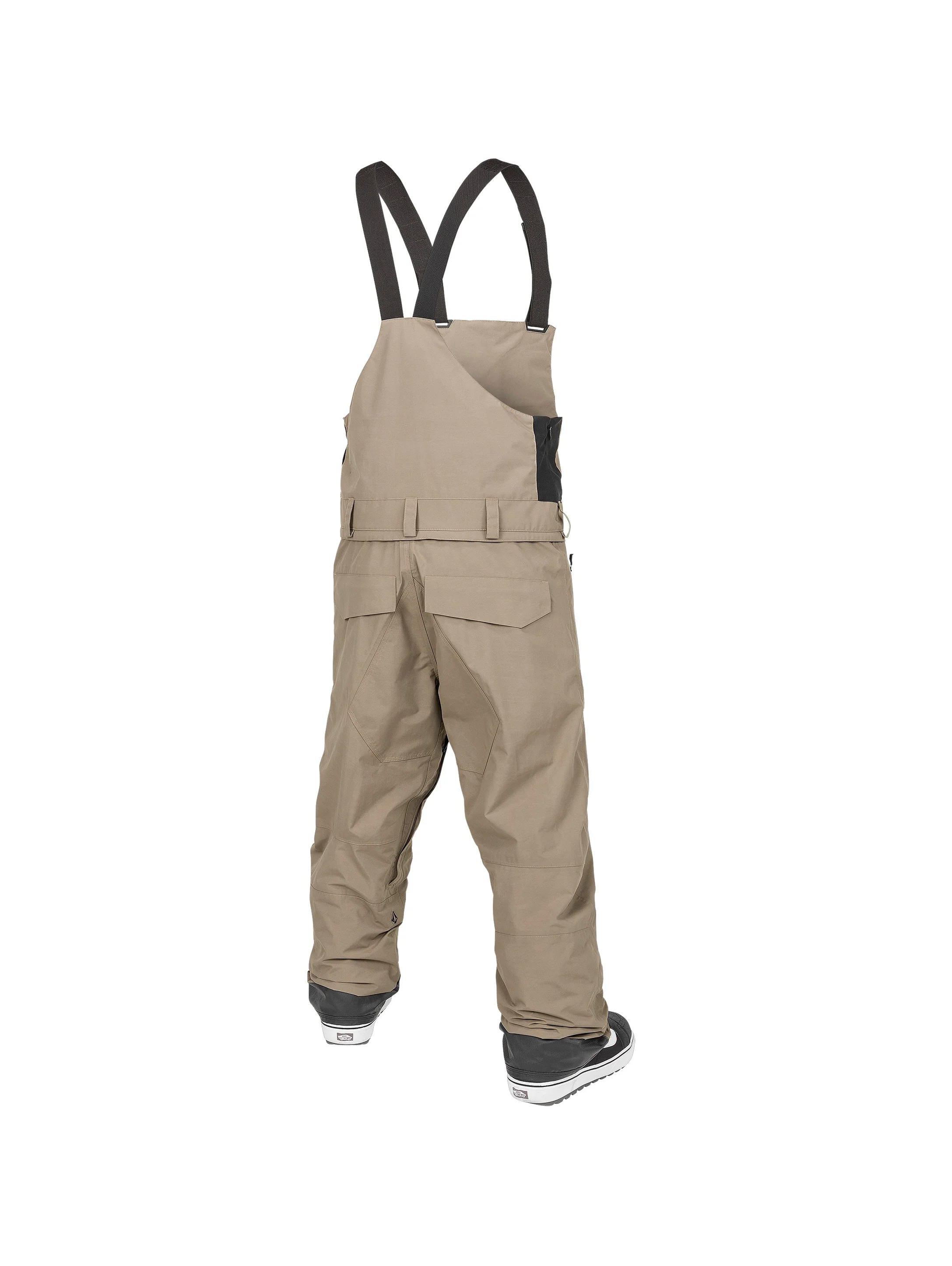 2025 Volcom Rain Gore Tex Bib Overall - Chestnut Brown - Image 2