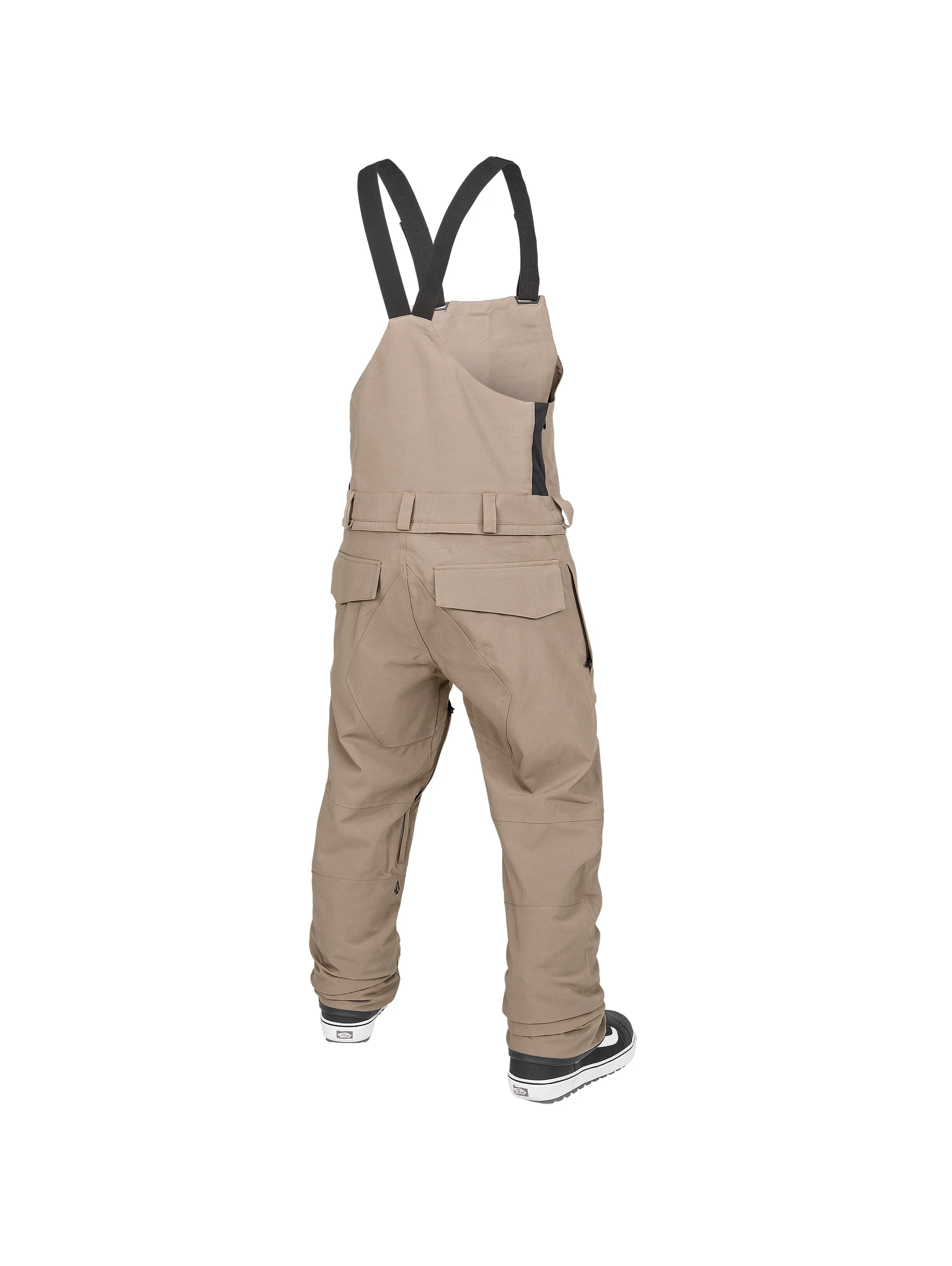 2025 Volcom Roan Bib Overall - Chestnut Brown - Image 2