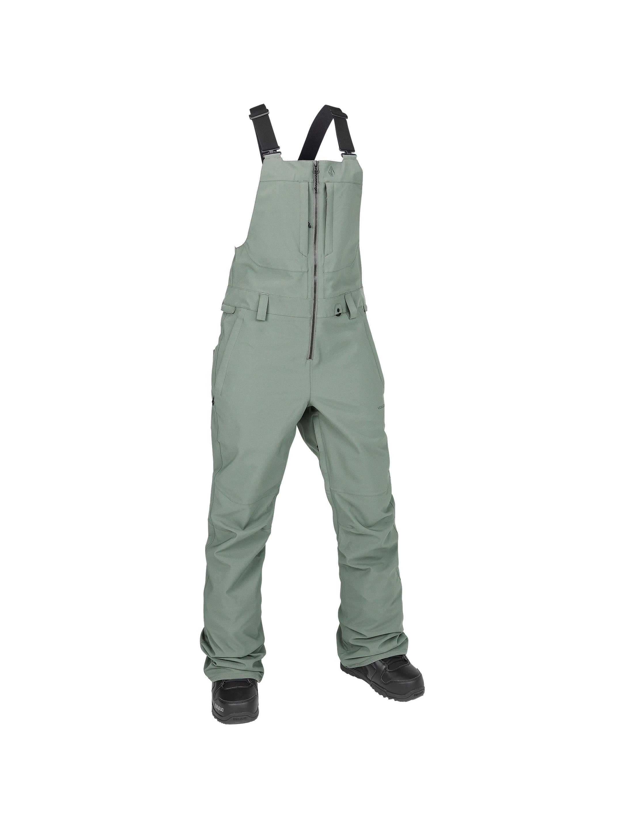 2025 Volcom Swift Bib Overall - Lichen Green