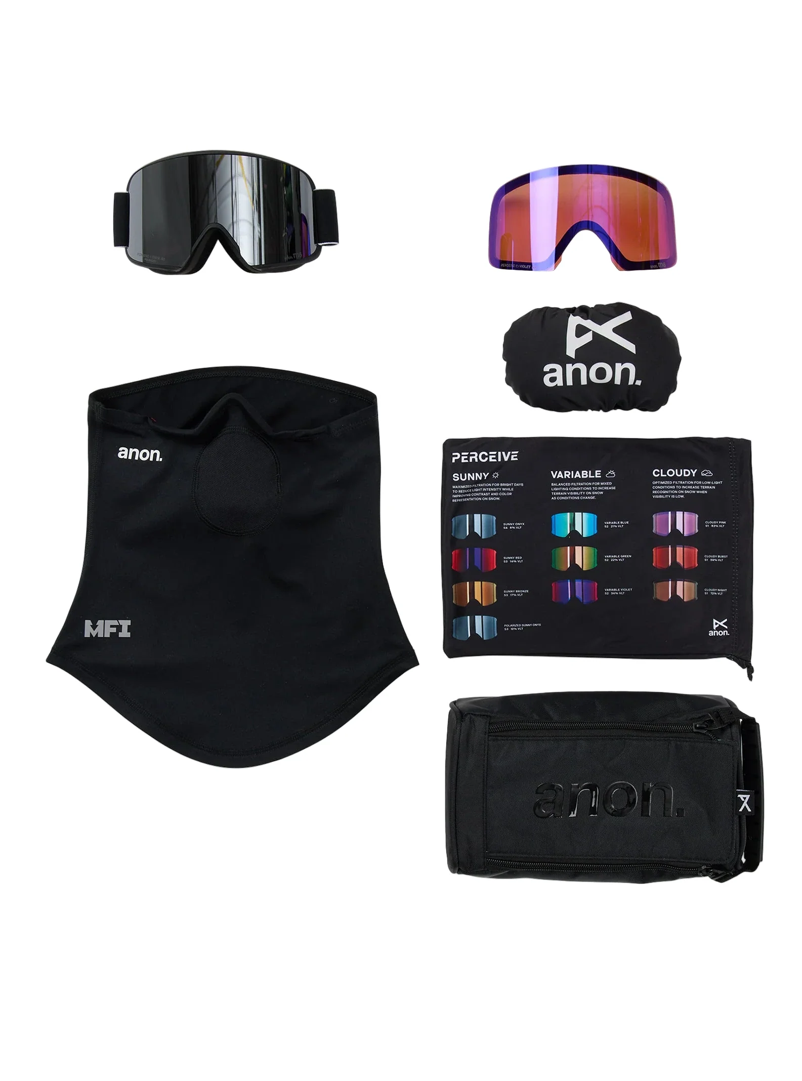 2026 Anon M6 Goggles - Polar Black - Image 6