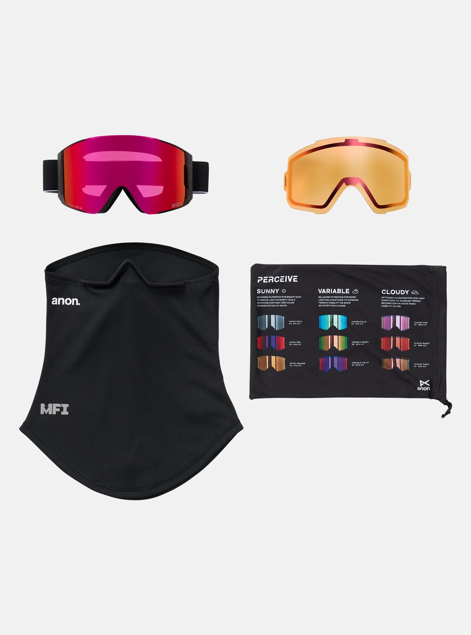 2026 Anon Sync Goggles - Black / Noir - Image 5