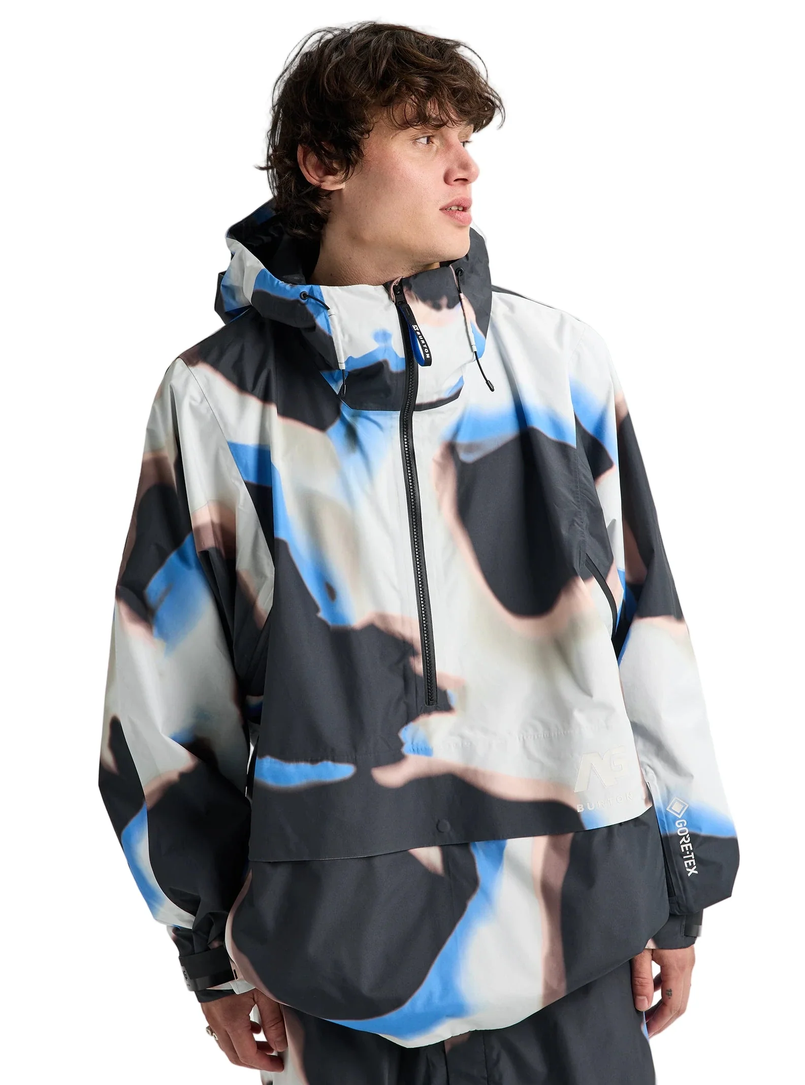 2026 Burton AG Flyrail Gore-Tex 2L Jacket - Large Acidic Watercolor - Image 2