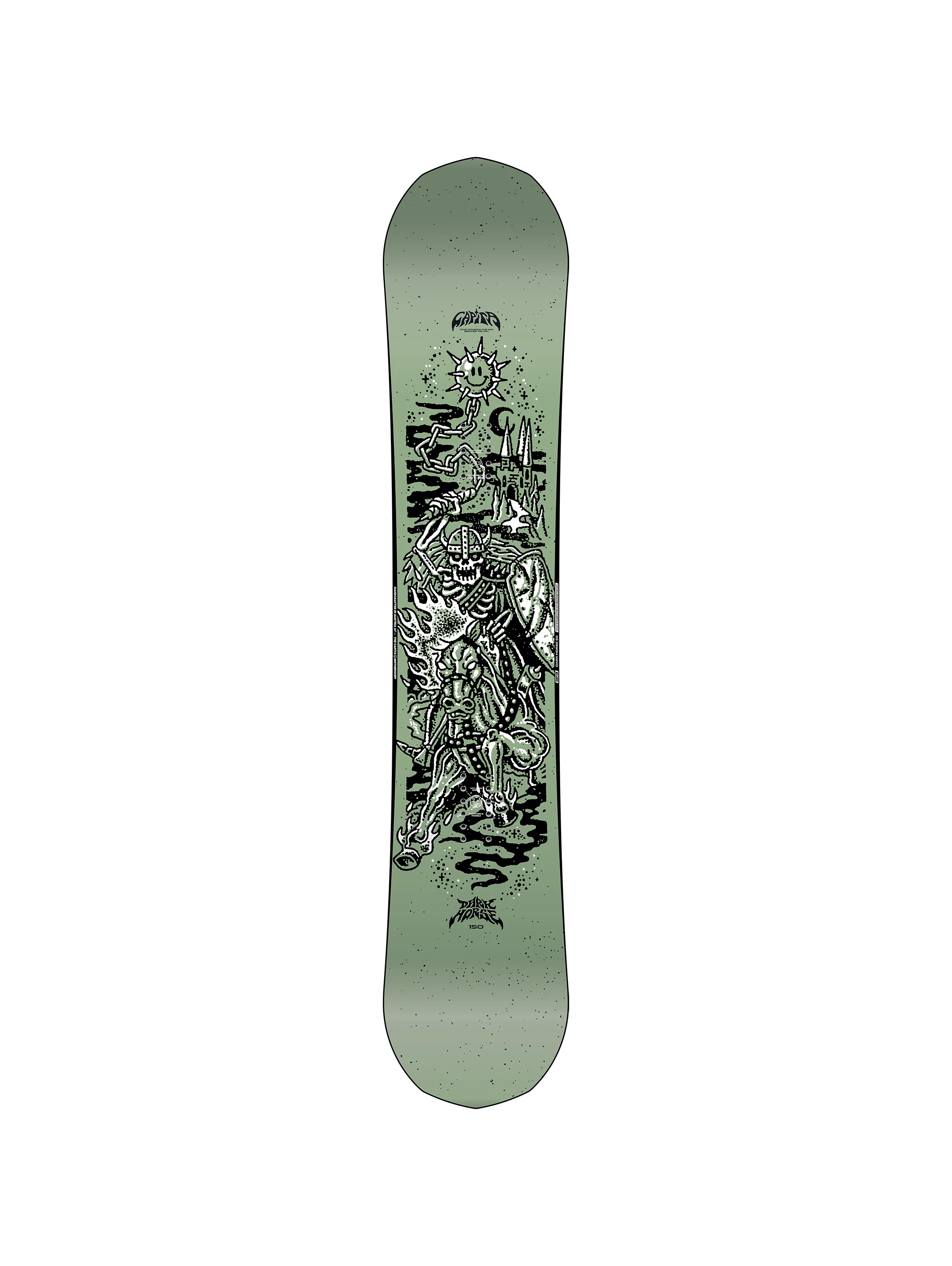 2026 Capita Dark Horse Snowboard - 150cm
