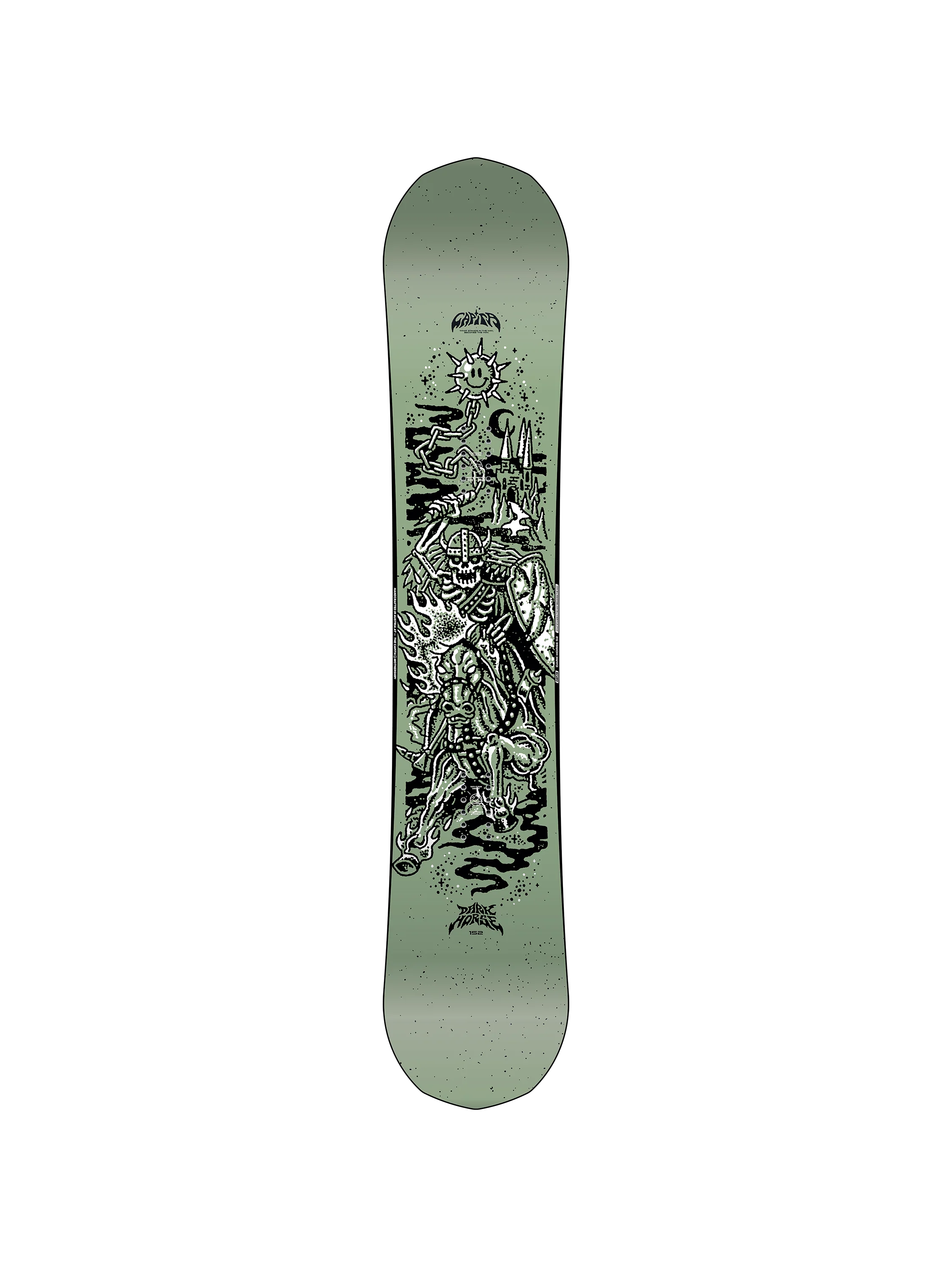2026 Capita Dark Horse Snowboard - 152cm
