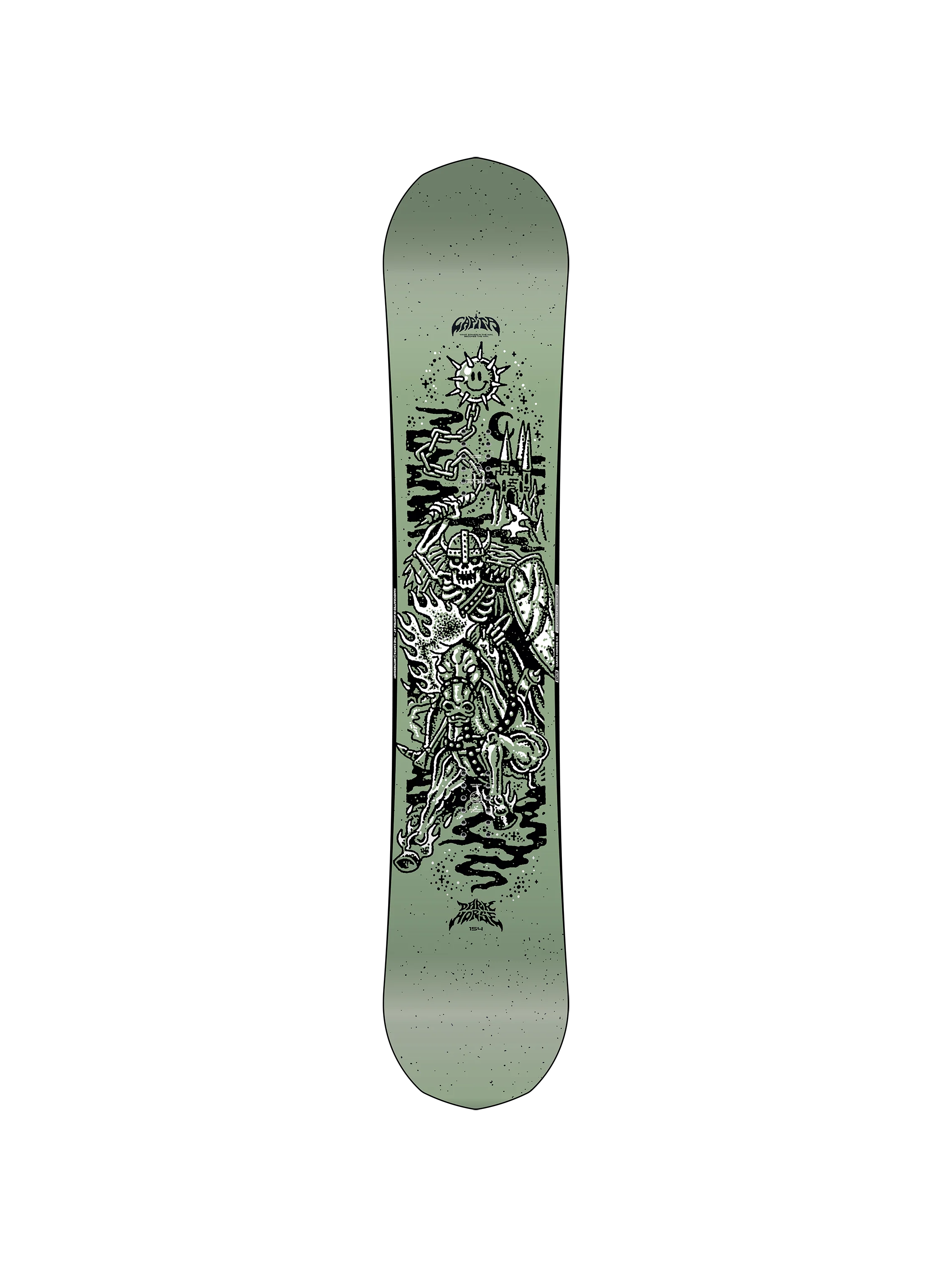 2026 Capita Dark Horse Snowboard - 154cm