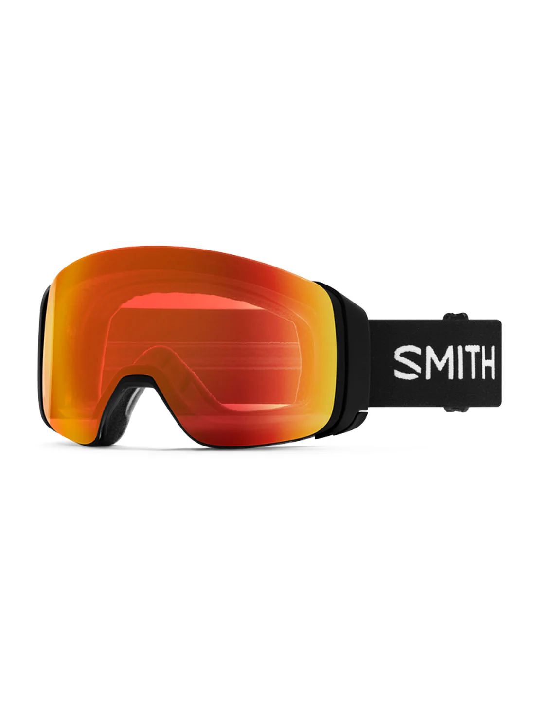 2026 Smith 4D Mag Goggles - Black / Everyday Red Mirror Lens