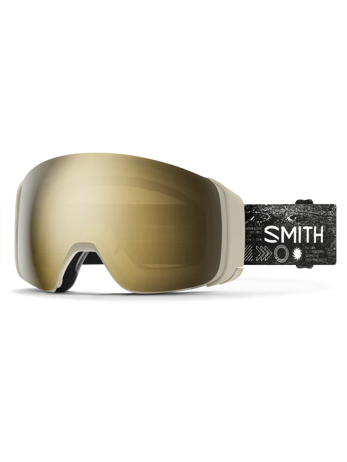 2026 Smith 4D Mag Goggles - Chalk Space Invader