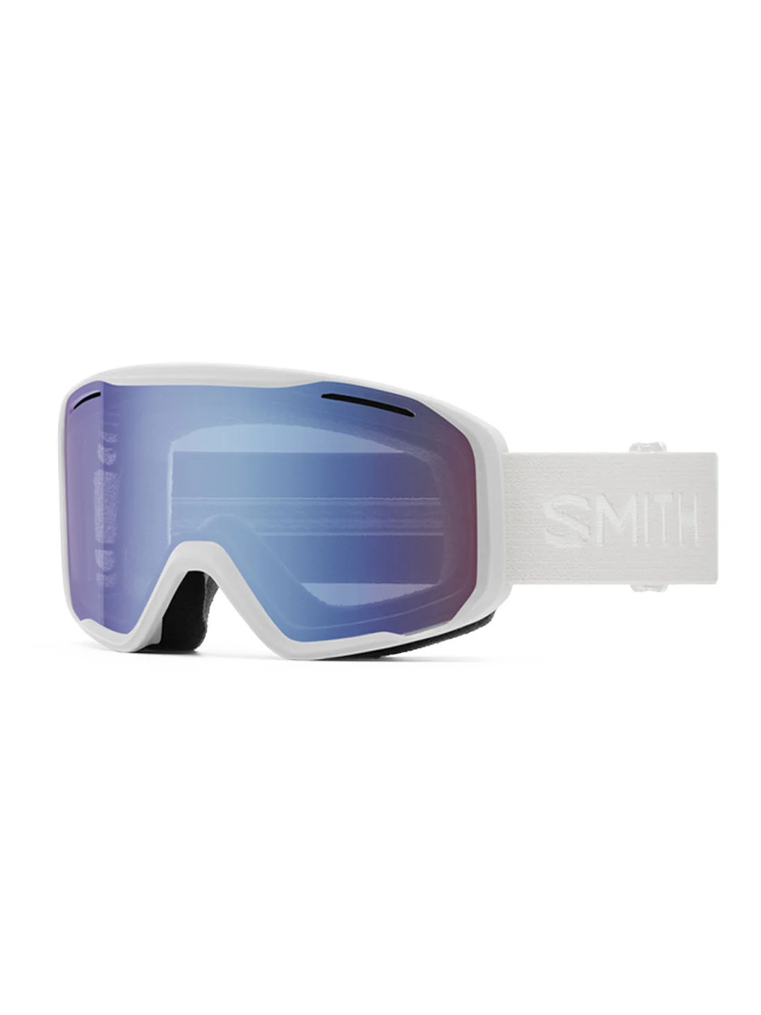 2026 Smith Blazer Goggles - White / Blue Sensor Mirror Lens