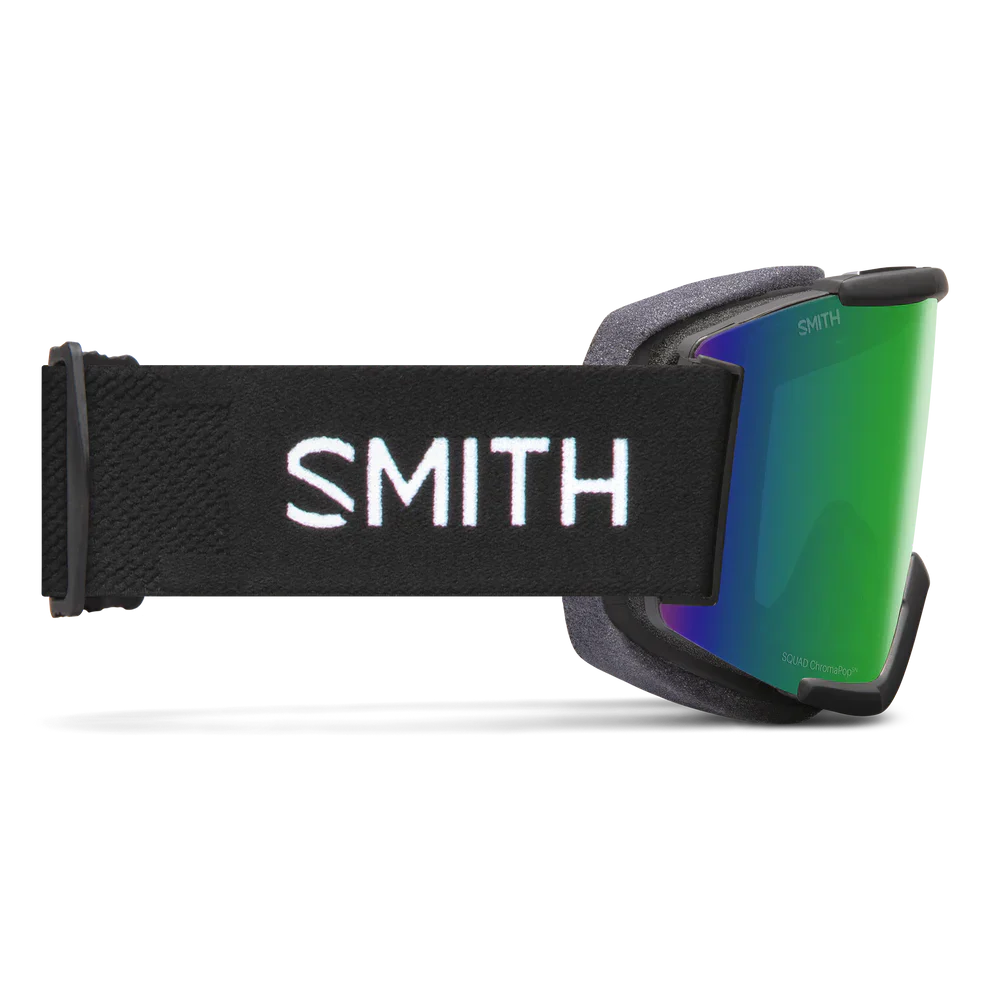2026 Smith Squad Goggles - Black / Sun Green Mirror / Yellow - Image 3