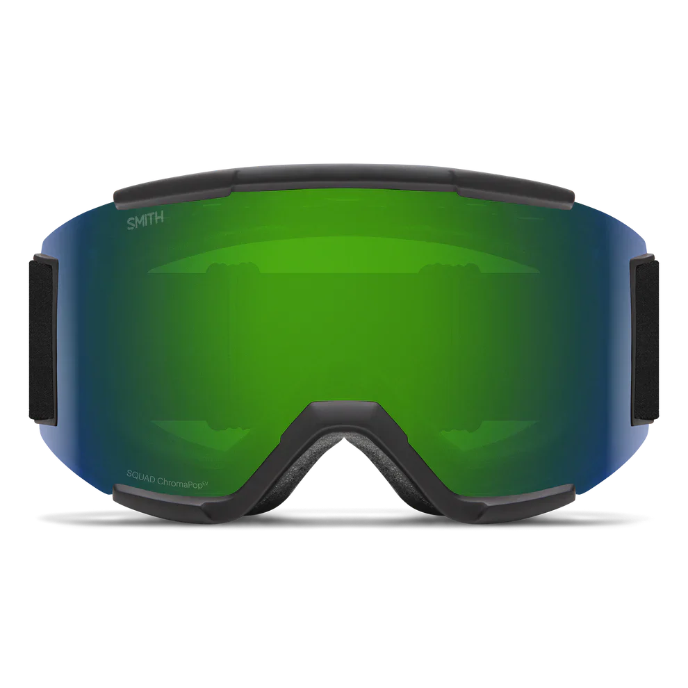 2026 Smith Squad Goggles - Black / Sun Green Mirror / Yellow - Image 4