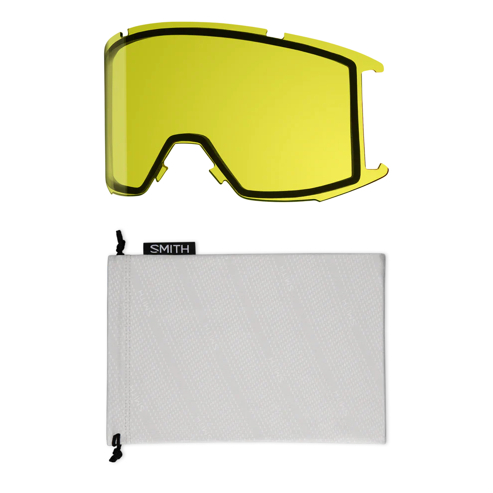 2026 Smith Squad Goggles - Black / Sun Green Mirror / Yellow - Image 5