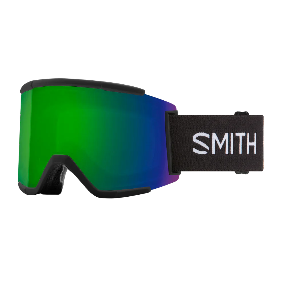 2026 Smith Squad XL Goggles - Black / Sun Green Mirror / Storm Rose Flash