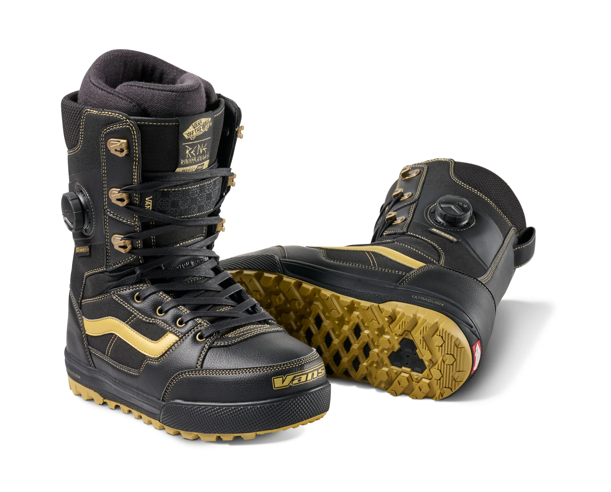 2026 Vans Invado Pro Ltd Rene Rinnekangas Boot - Black / Gold - Image 2