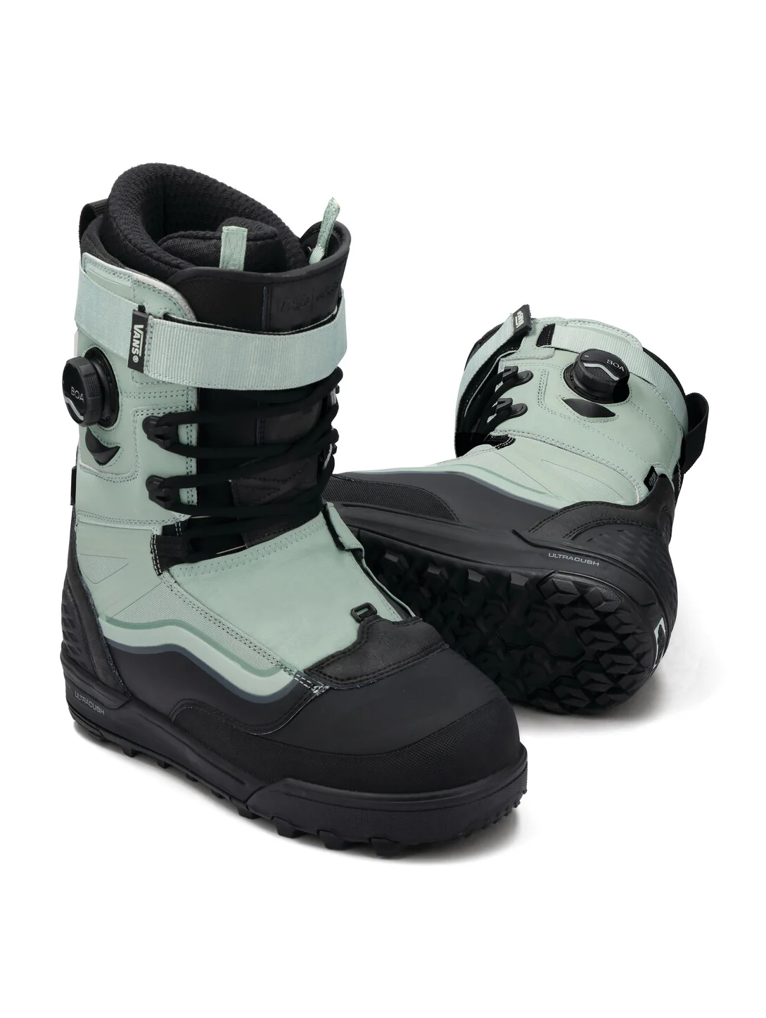 2026 Vans Infuse Men's Snowboard Boot - 30th Anniversary Gray / Olive - Image 2