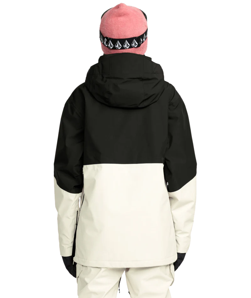 2026 Volcom Womens Fern Insulated Gore Tex Pullover - Bone - Image 2