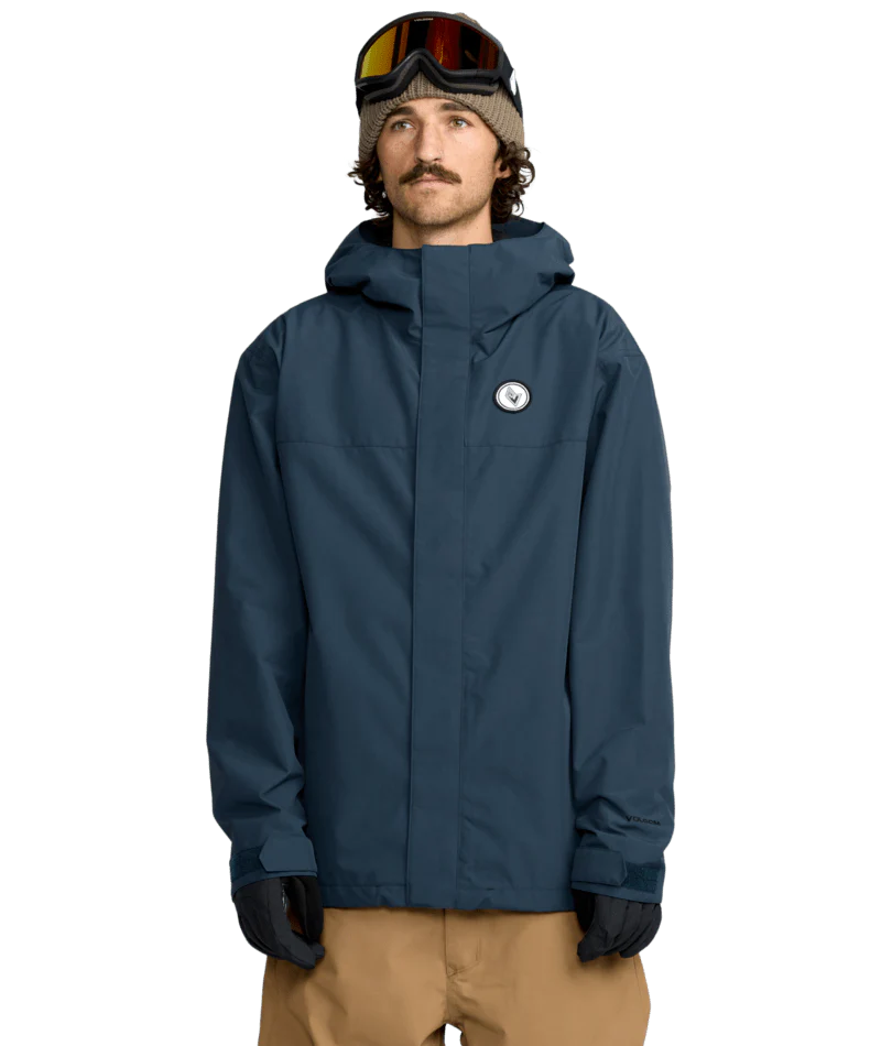2026 Volcom Mens Buckthreeeighty Jacket - Deep Blue