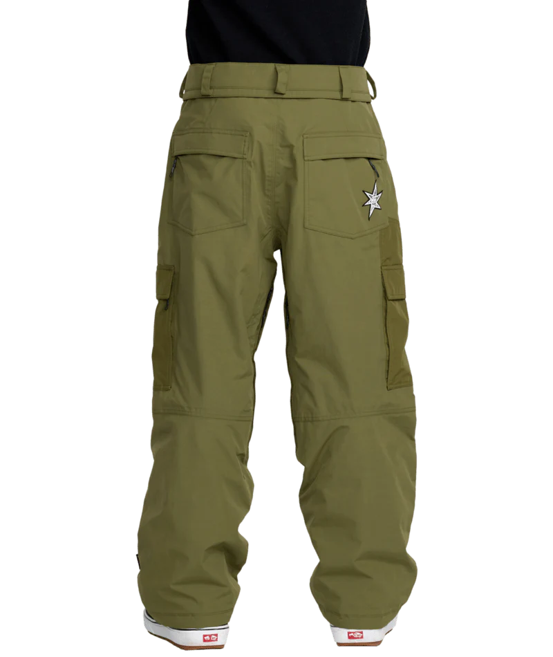 2026 Volcom Mens Longo Gore-Tex Pant - Dark Olive - Image 2