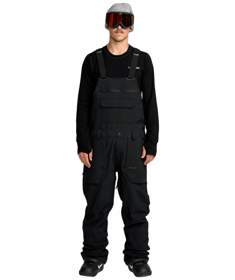 2026 Volcom Mens Roan Bib Overall - Black