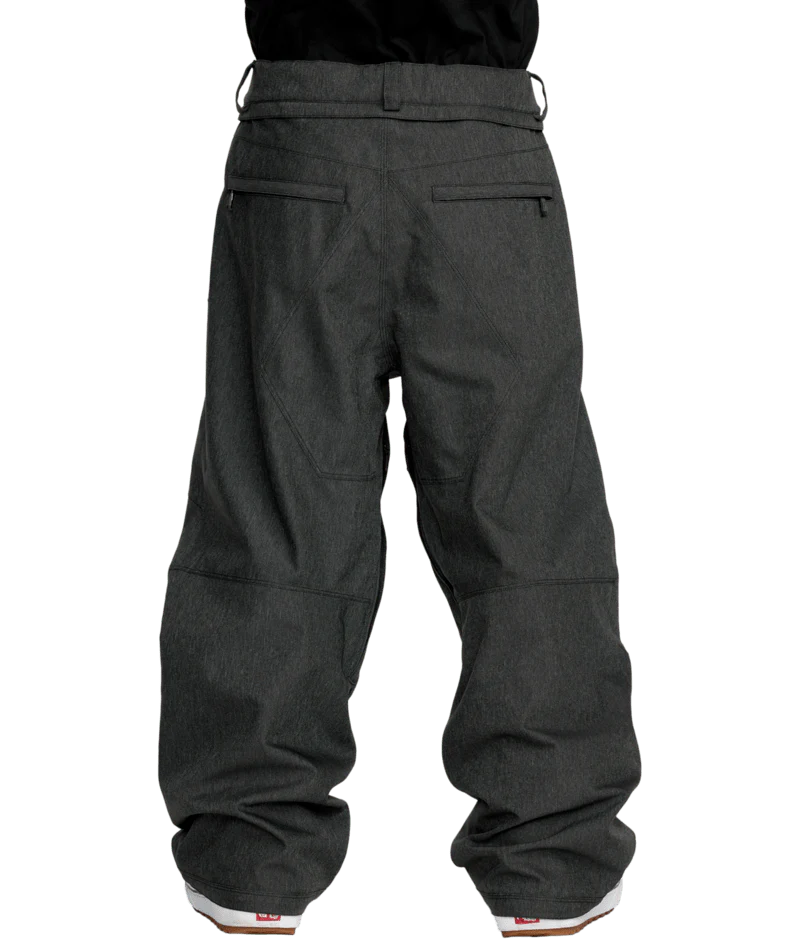 2026 Volcom Mens Snow Billow Pant - Black Denim - Image 2