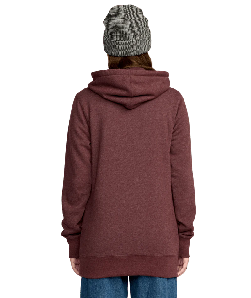 2026 Volcom Womens Tower PO Fleece - Oxblood - Image 2