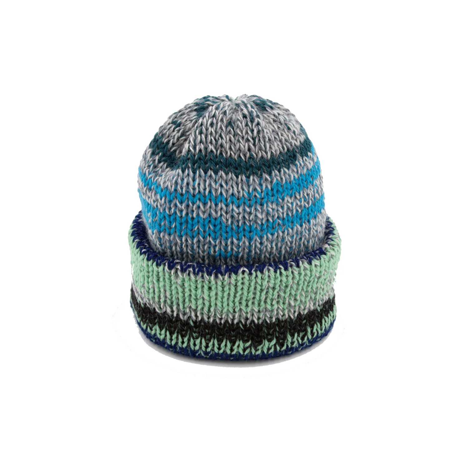 Chimney Ltd OG Fold Beanie - Kids Mixtape Multicolor - Image 2