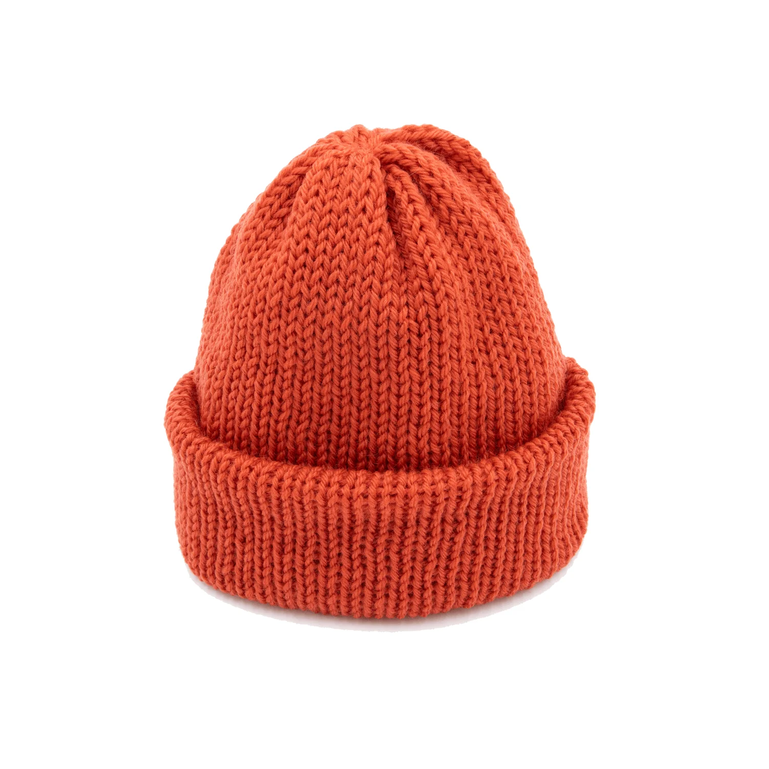 Chimney Ltd Short Stack Beanie - Phoenix Red - Image 2