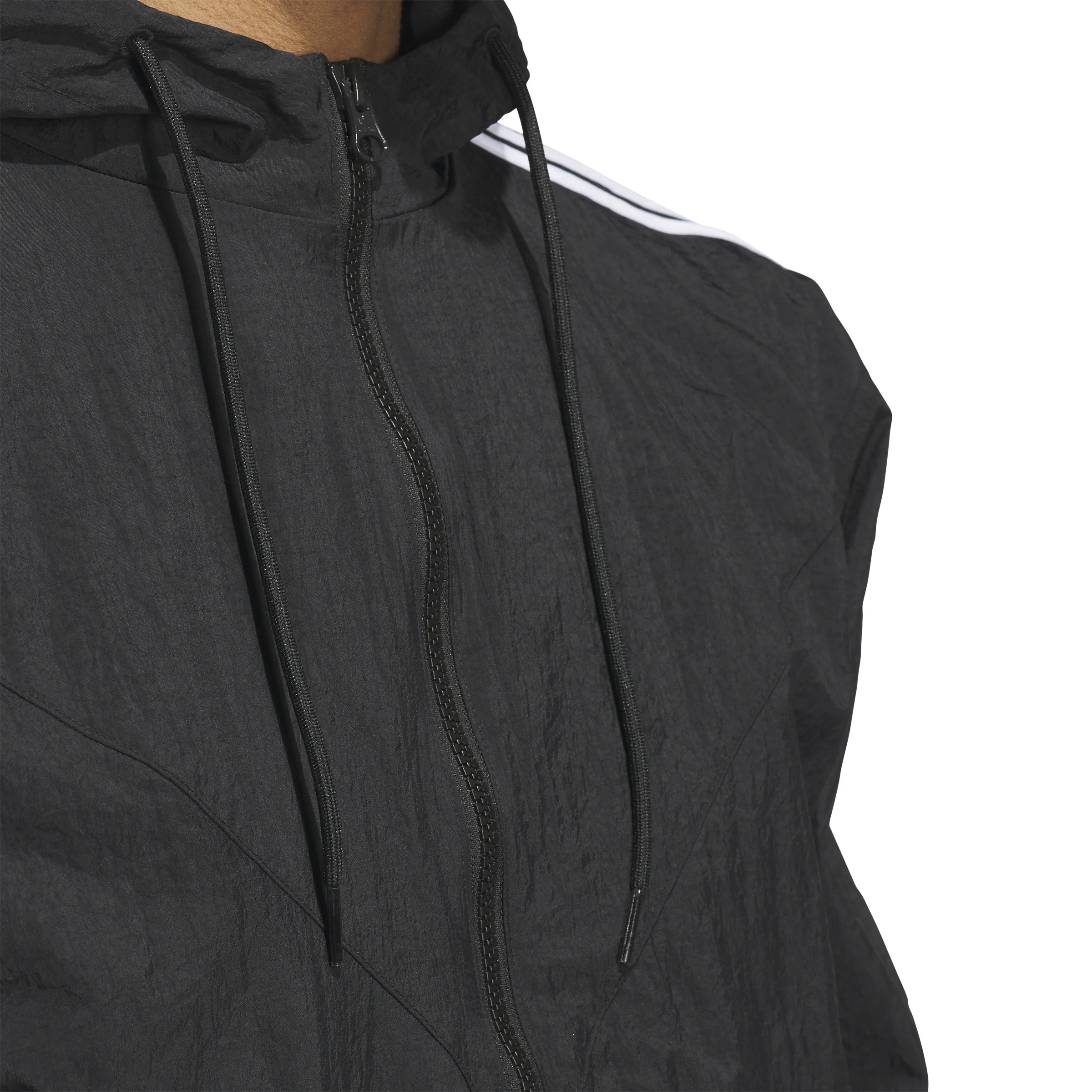 Adidas CL Anorak Jacket - Black/White - Image 4