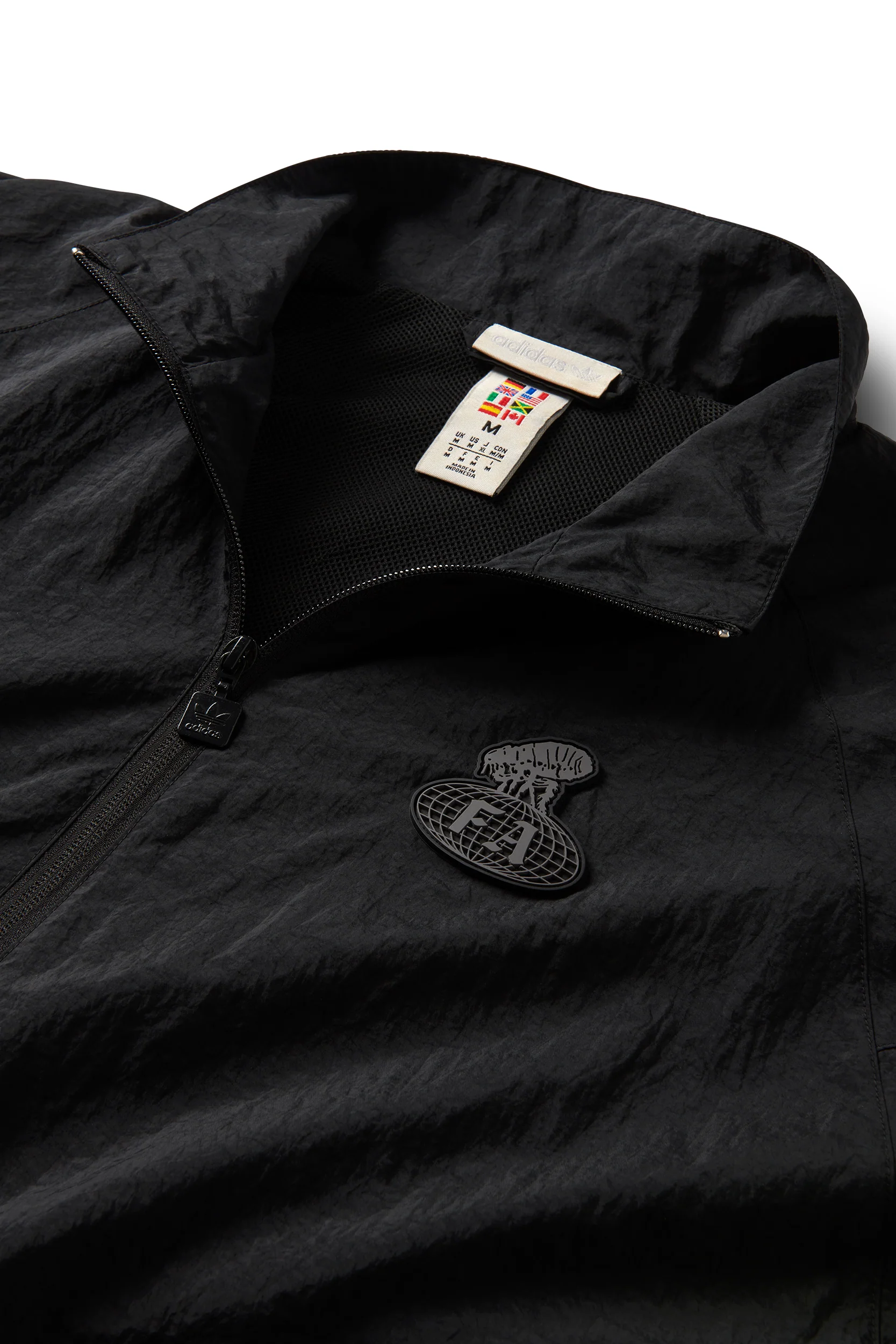 Adidas FA Aloxe Track Top - Black / Granite - Image 3