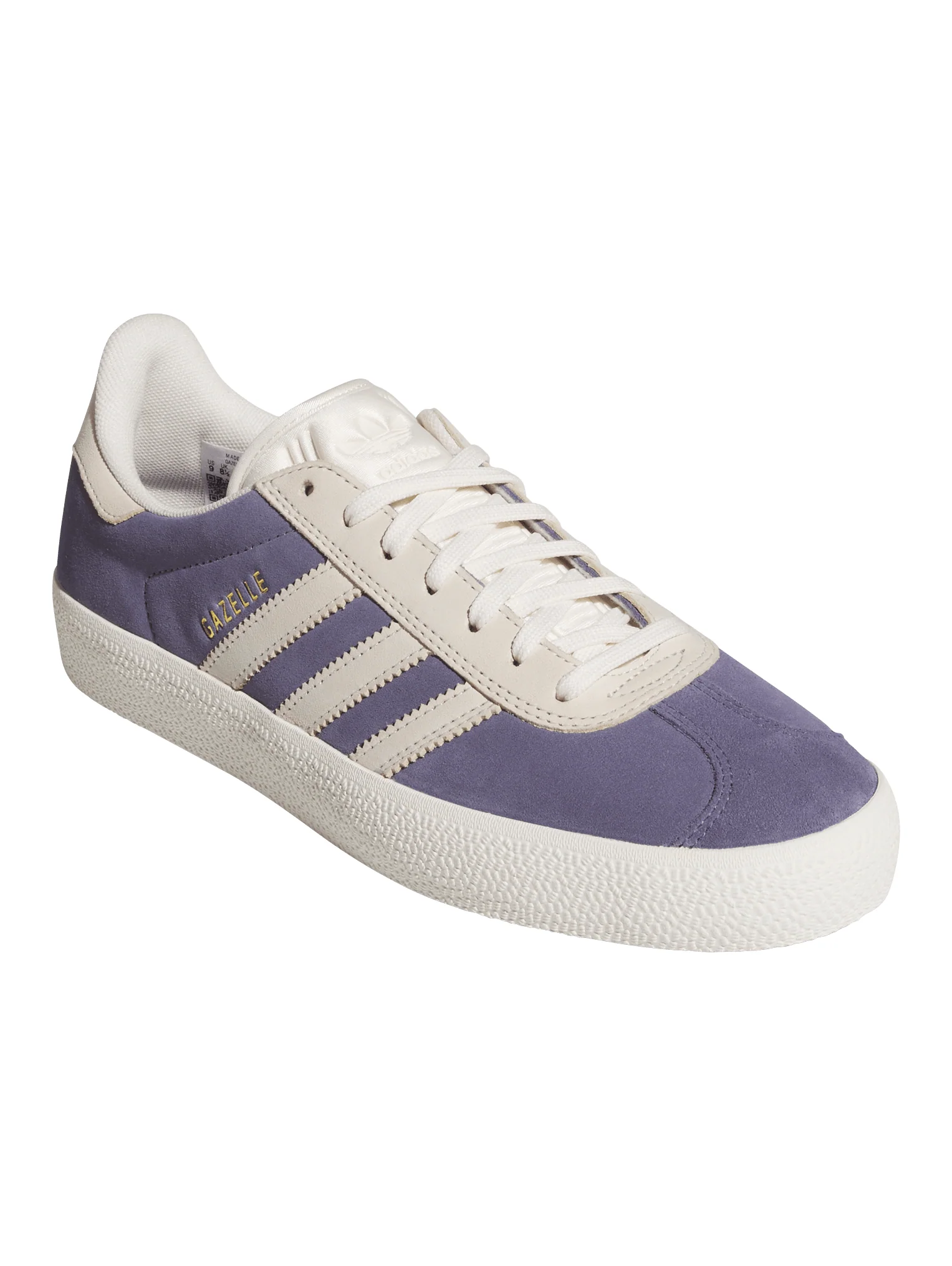 Adidas Gazelle ADV - Super Purple / Chalk White / Gold Metallic - Image 2