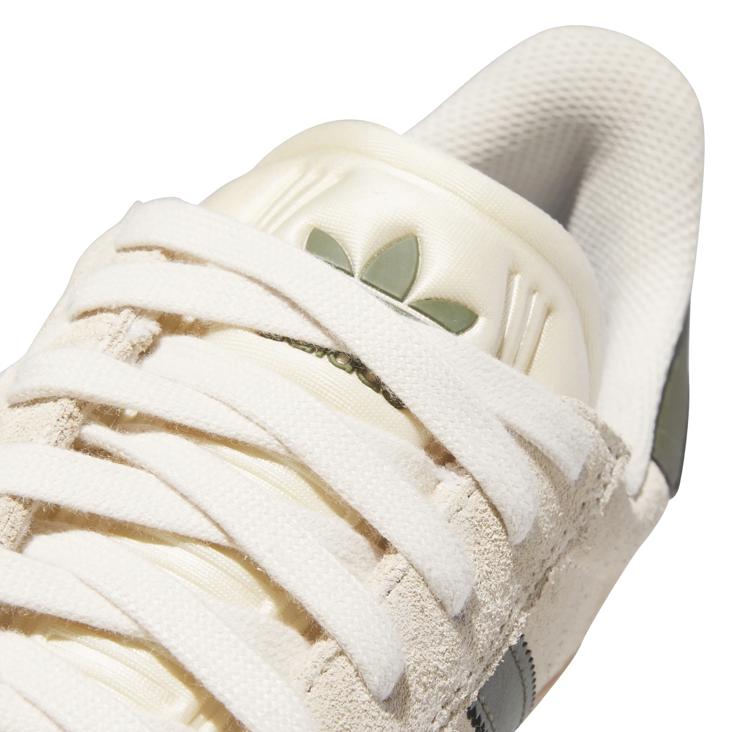 Adidas Gazelle ADV - Ecru Tint / Focus Olive - Gum - Image 14