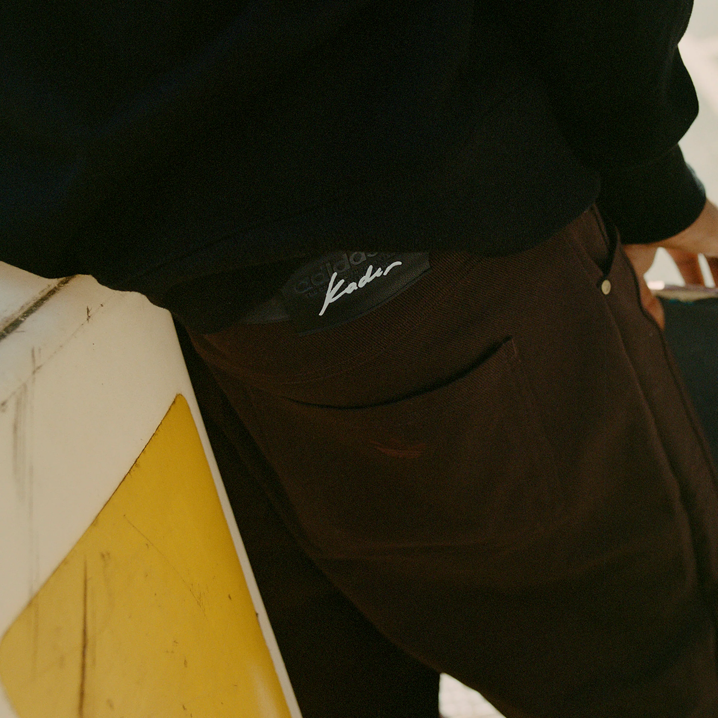 Adidas Kader Pant - Dark Brown - Image 4