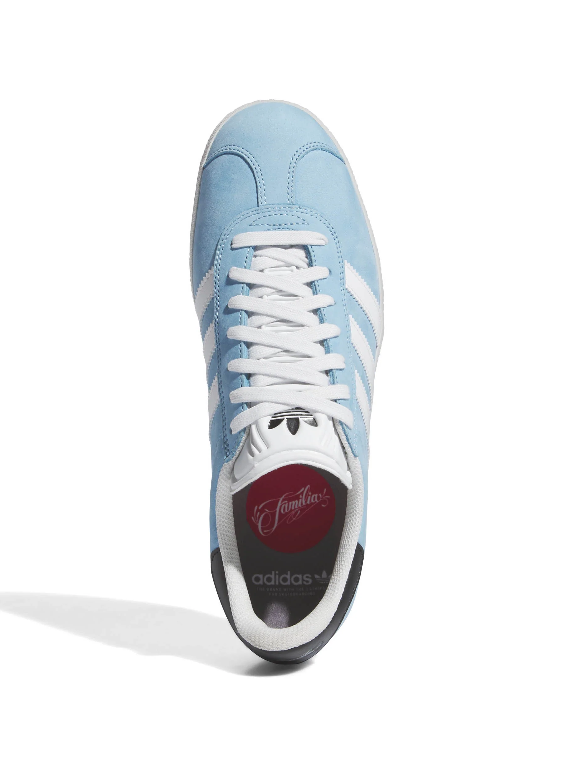 Adidas MNUFC Familia Gazelle - Lt Blue / White / Black - Image 4