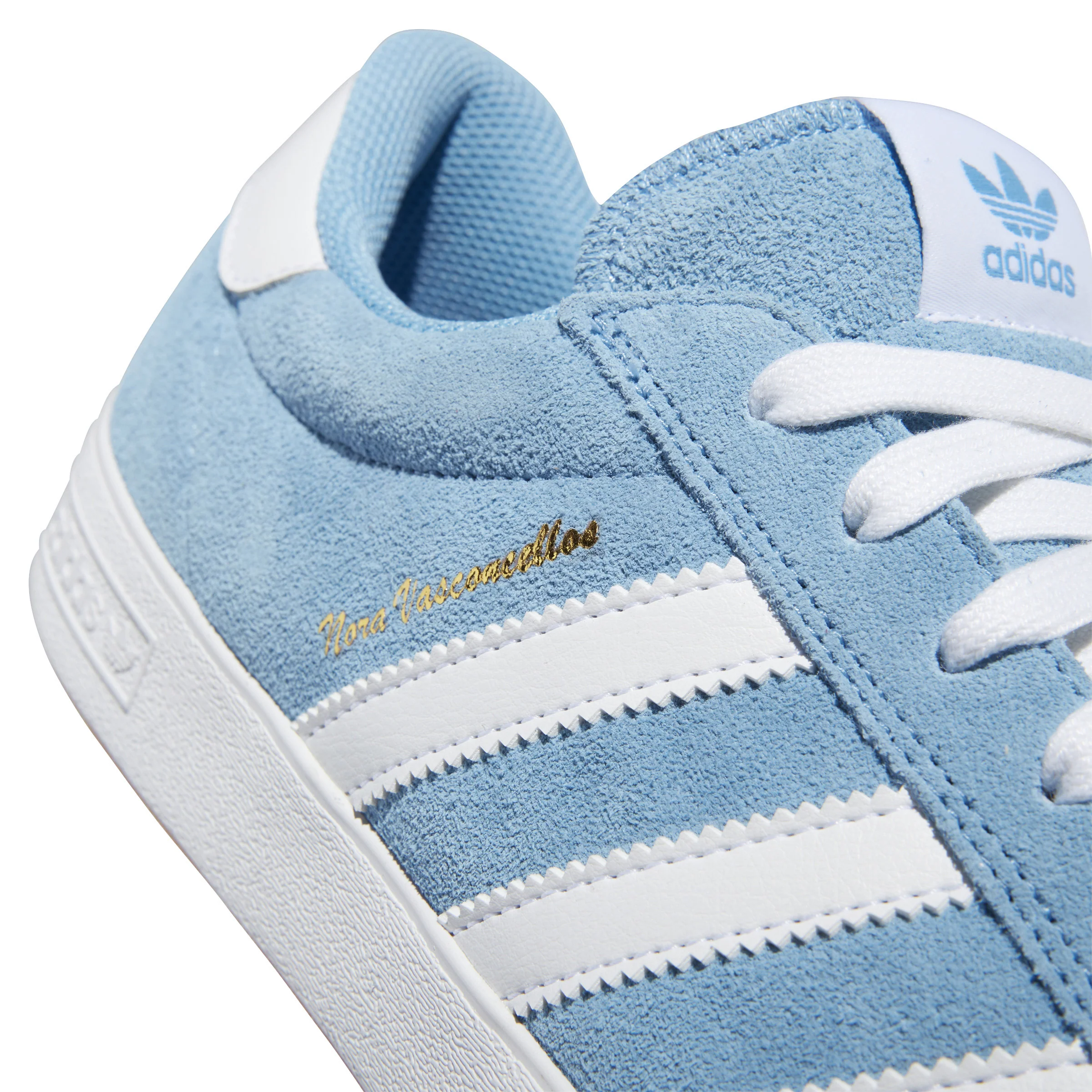 Adidas Nora - Light Blue/Cloud White/Gum - Image 7
