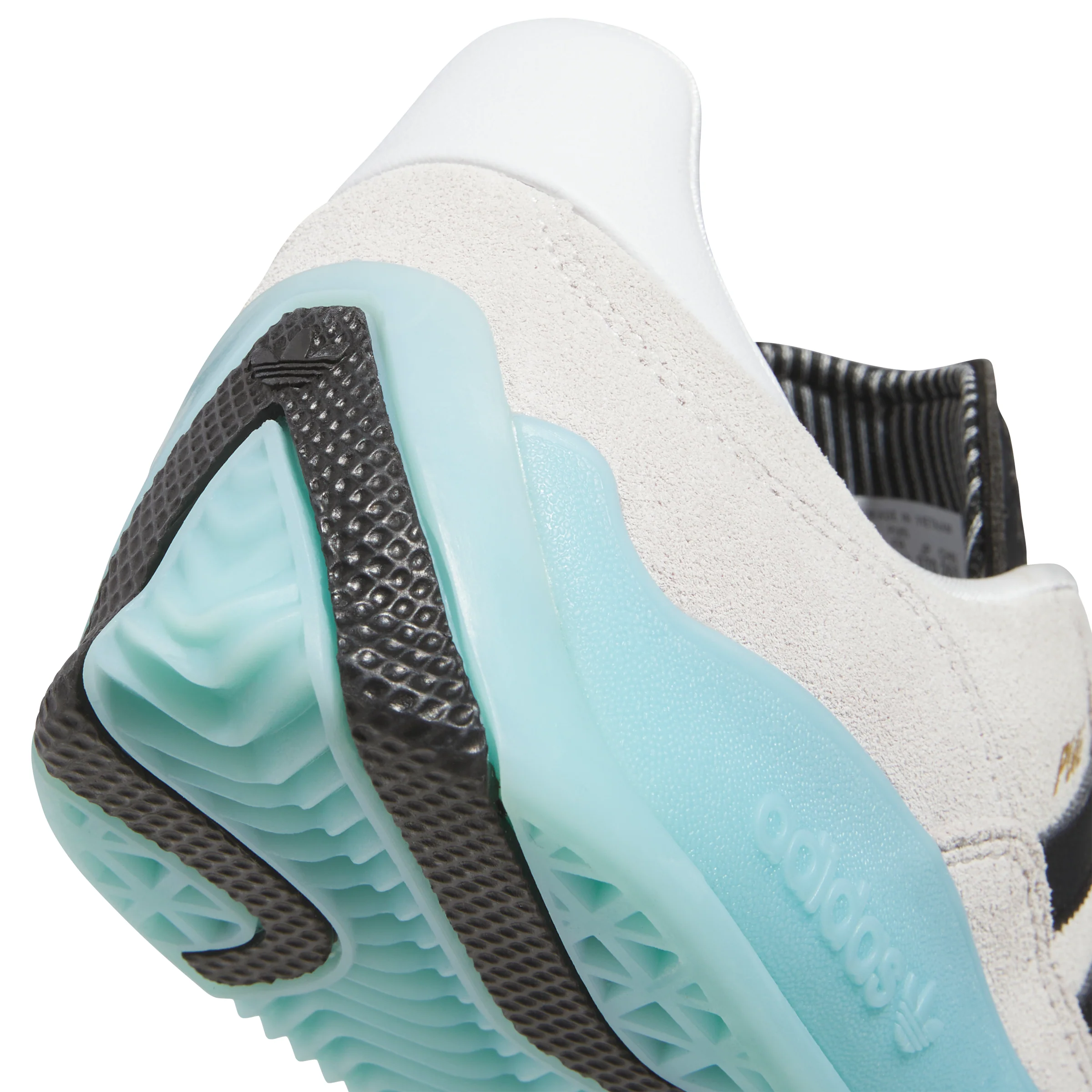 Adidas Puig - Crystal White / Core Black / Light Aqua - Image 4