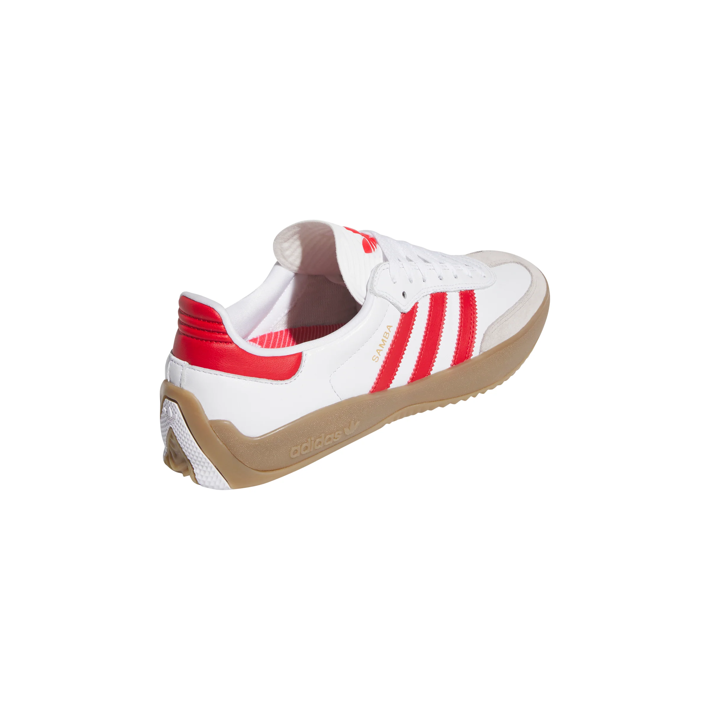 Adidas Puig Samba - FTW White / Better Scarlet / Gum - Image 3