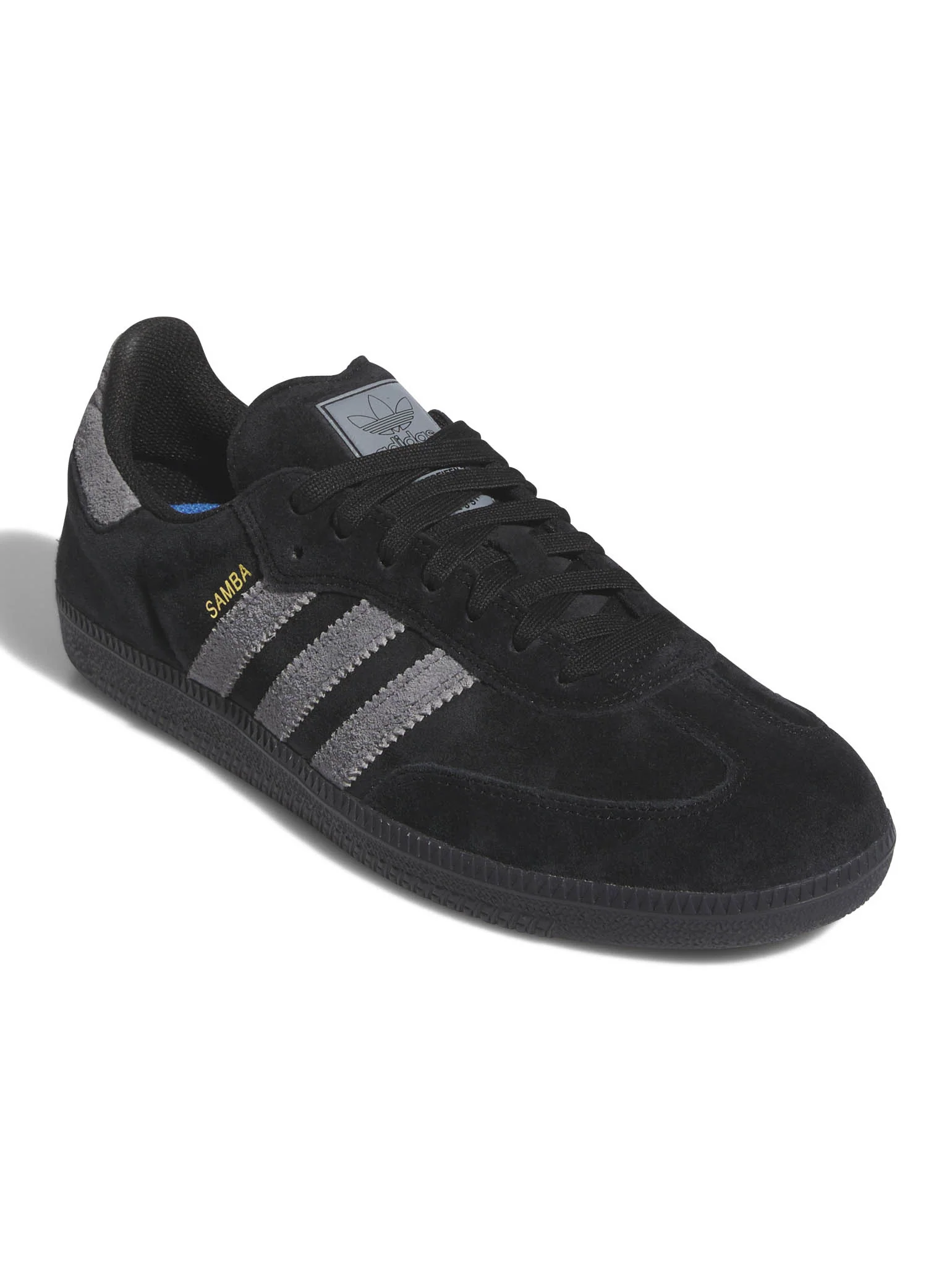 Adidas Samba - Core Black / Grey / Gold - Image 2