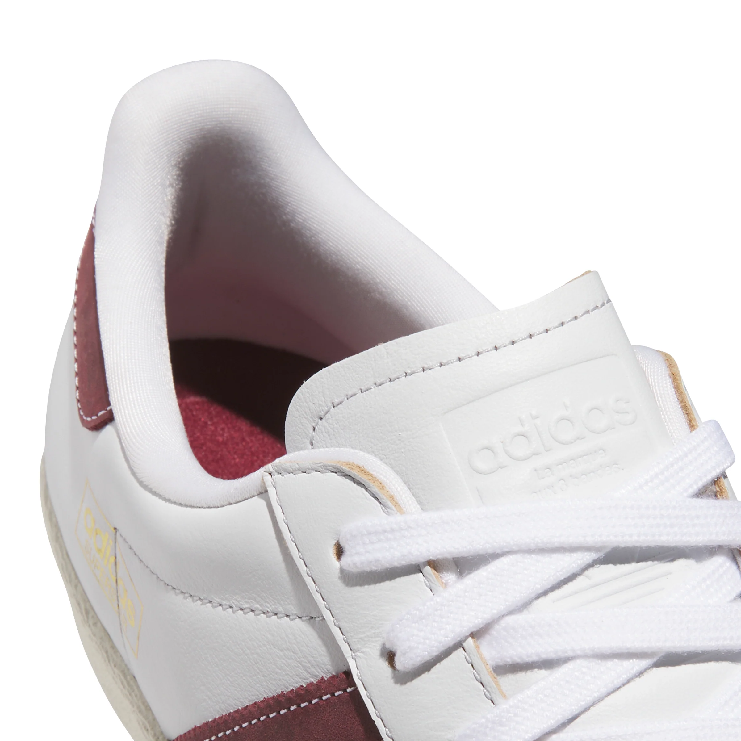 Adidas Superstar 80 ADV - Crystal White / Shadow Red - Image 5