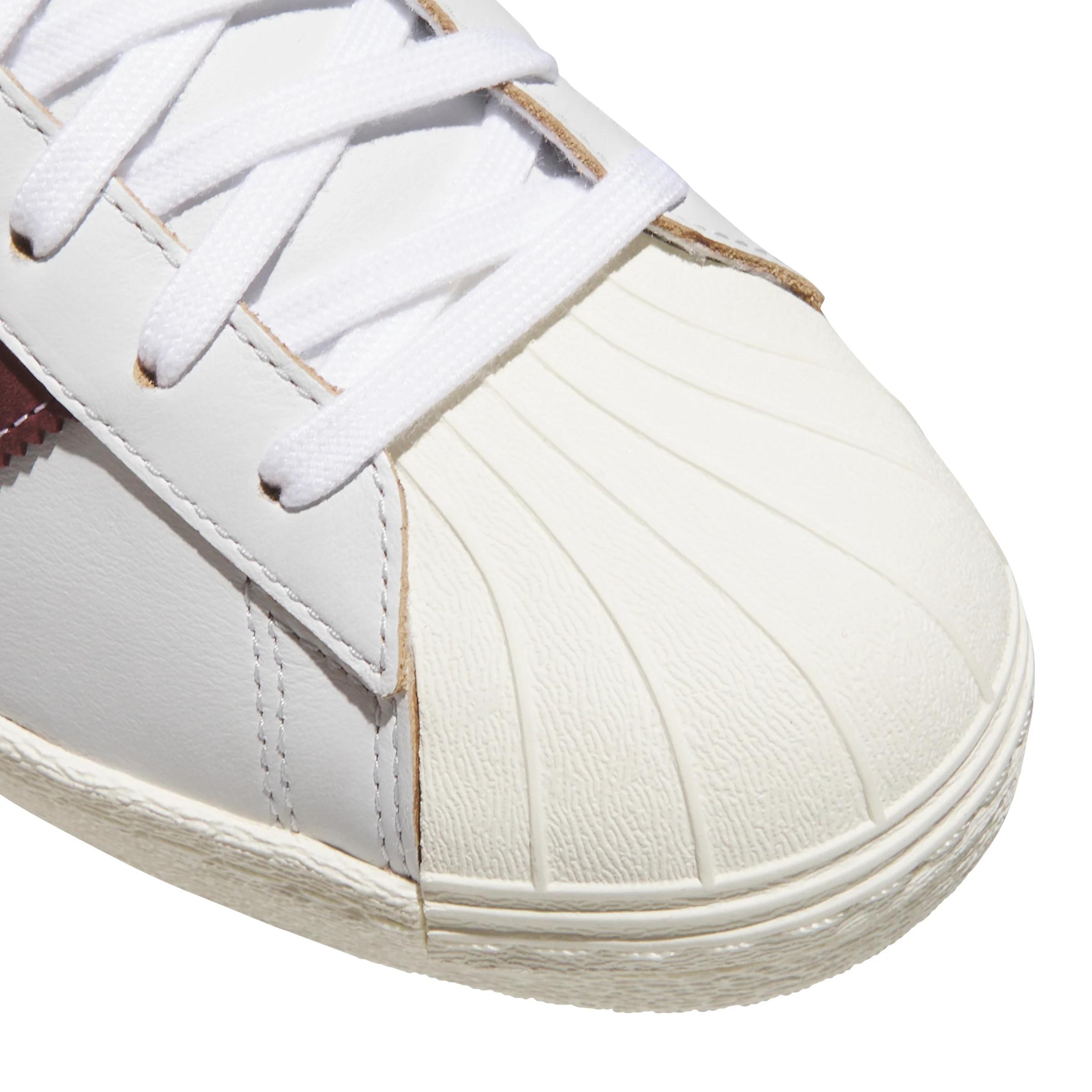 Adidas Superstar 80 ADV - Crystal White / Shadow Red - Image 6