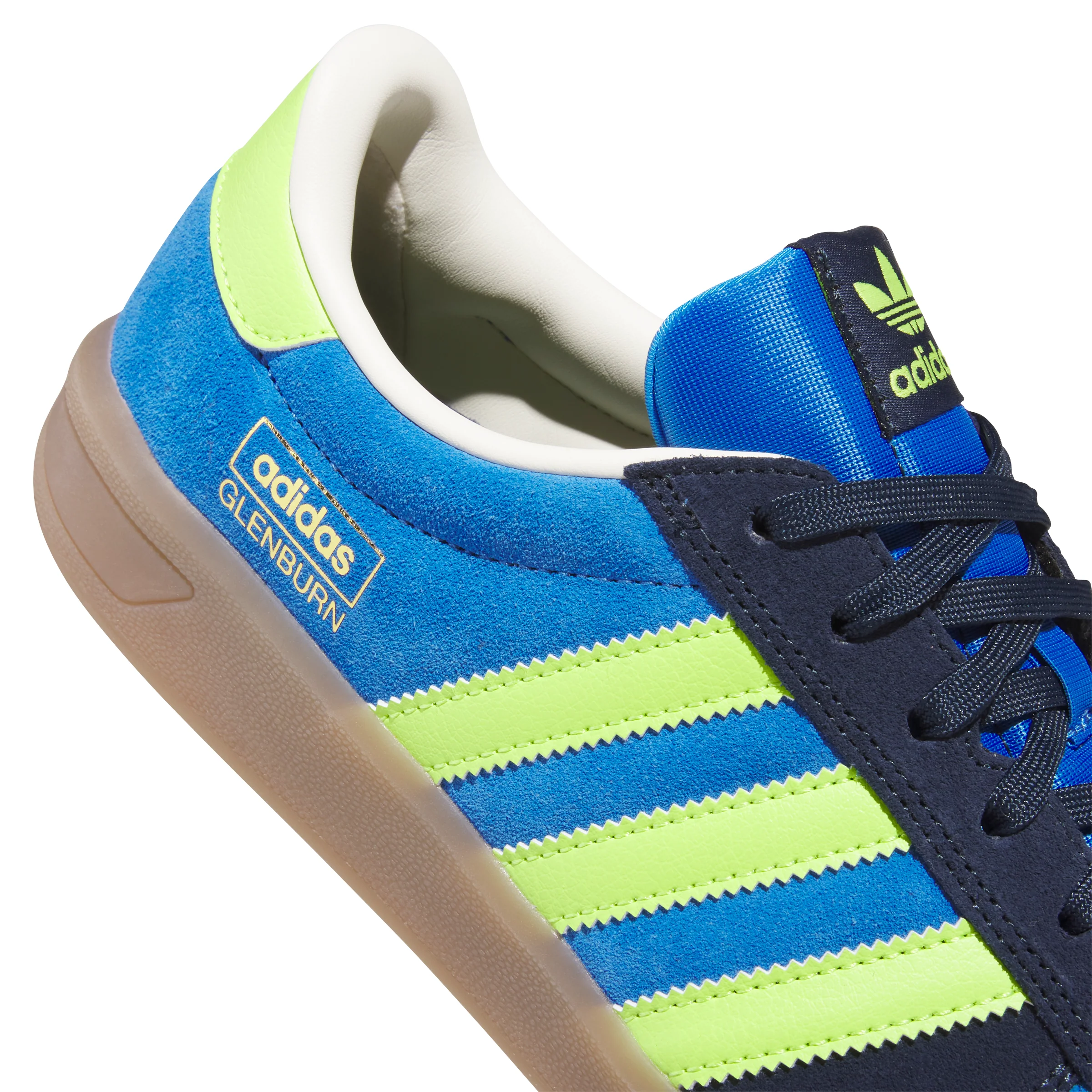 Adidas Glenburn - Bright Royal / Semi Solar Slime / Collegiate Navy - Image 7