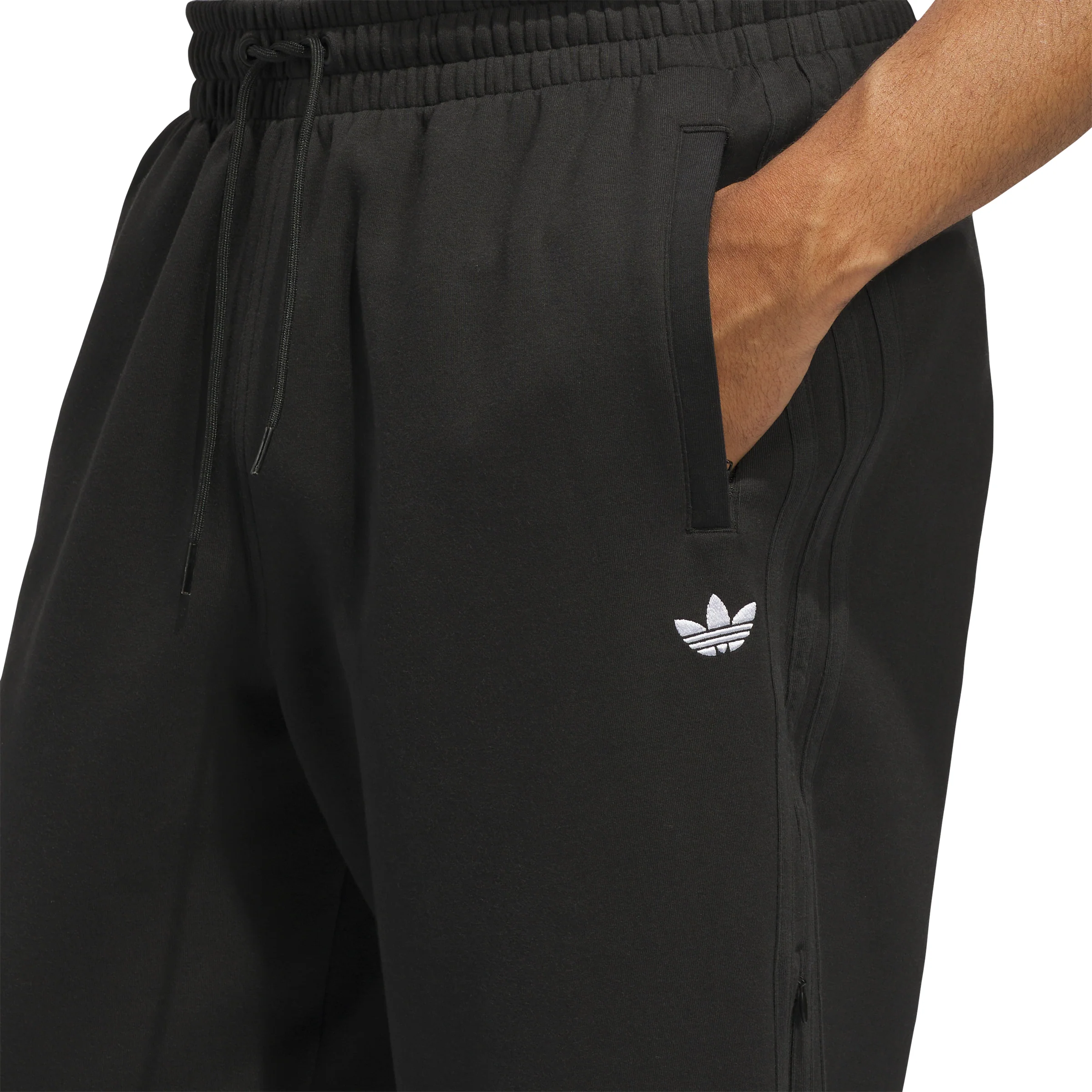 Adidas Tech Fleece Pant - Black / White - Image 3